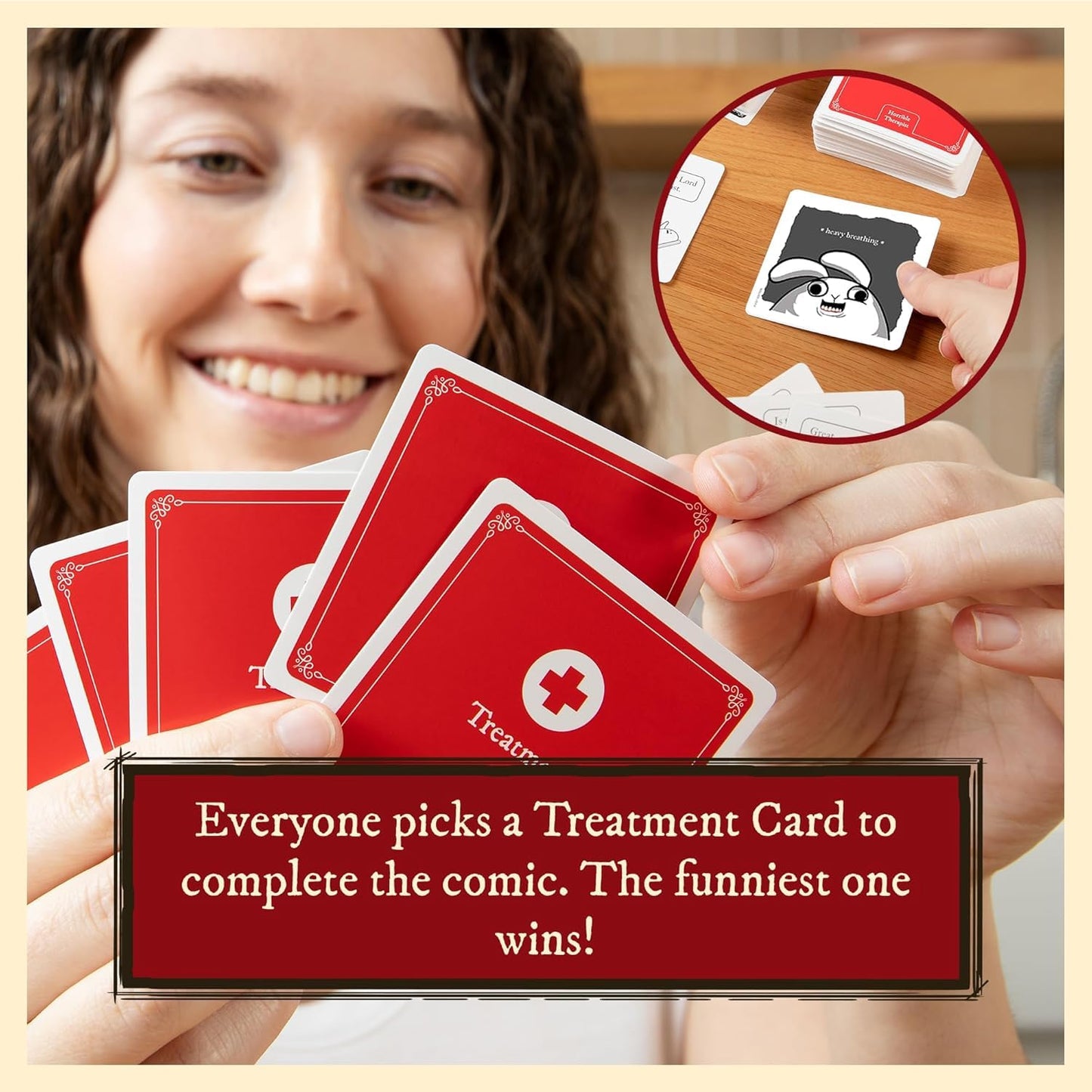 Ashfly Horrible Therapist 3-8Player Card Game Hilarious Interactive Ages 17+ NEW
