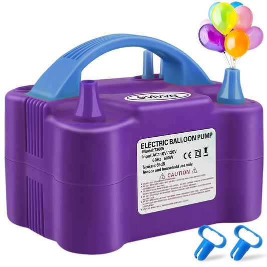 600W Inflation Devices Electric Balloon Pump Inflator with Dual NEW