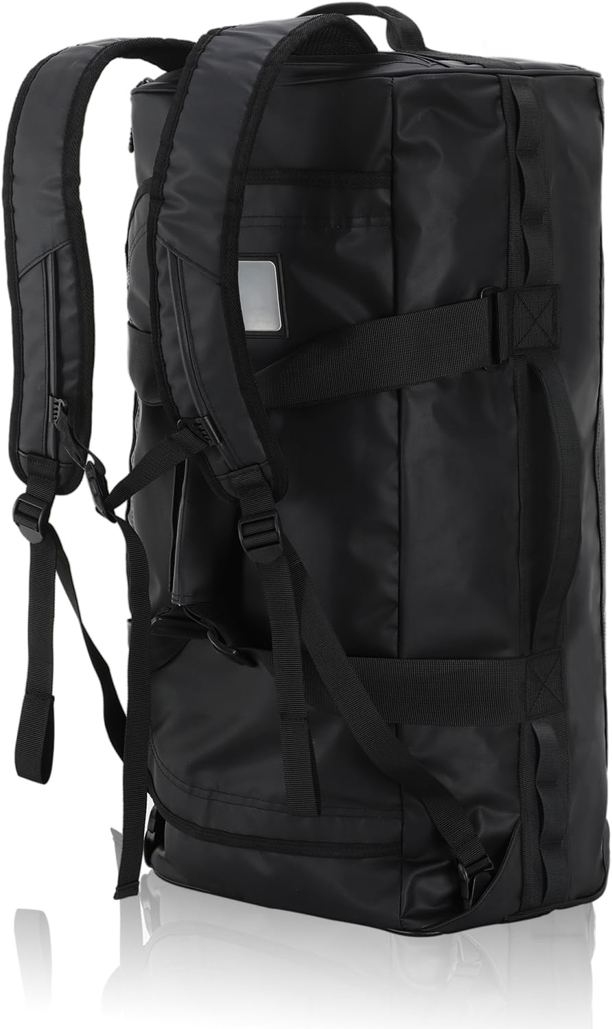 Haimont 60L Sports Duffel Backpack Bag Water Resistant Travel Duffle Black NEW