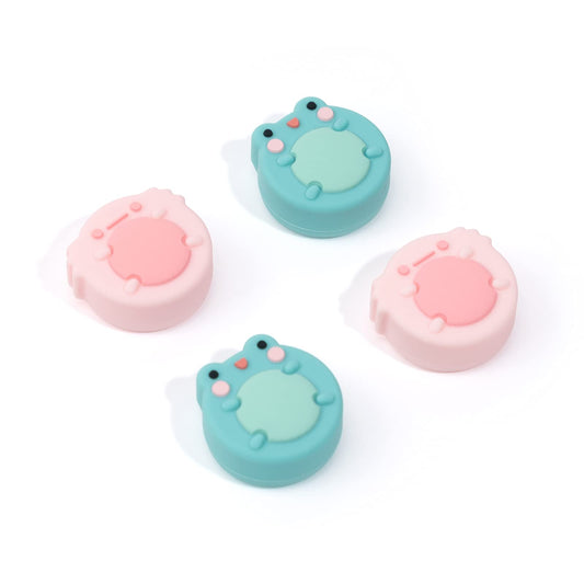 GeekShare Silicone Electronics Joycon Thumb Grip Caps - Cute Animal Theme, NEW