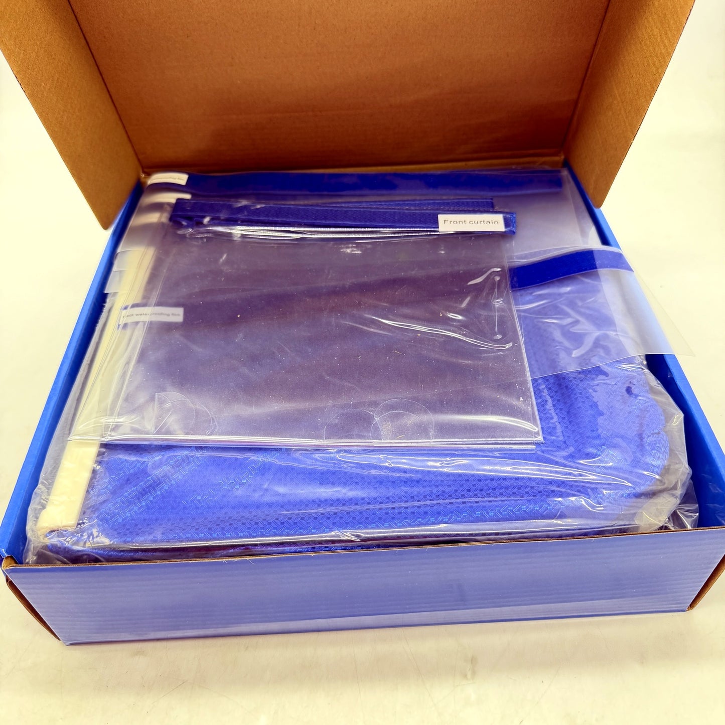 HDLTEAM Wall Mounted Air Conditioner Cleaning Cover Bag Oxford Fabric Blue NEW