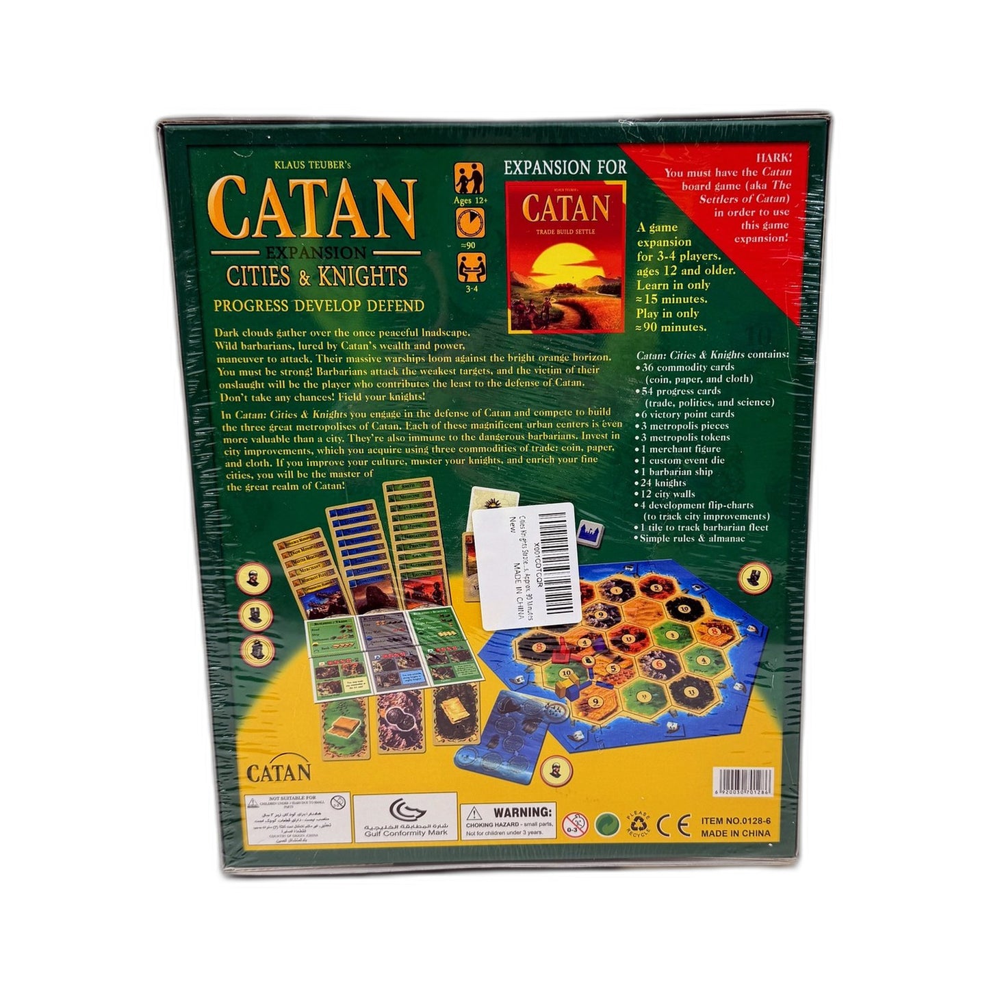 Catan Cities & Knights Board Game Expansion For Trade Build Settle NEW