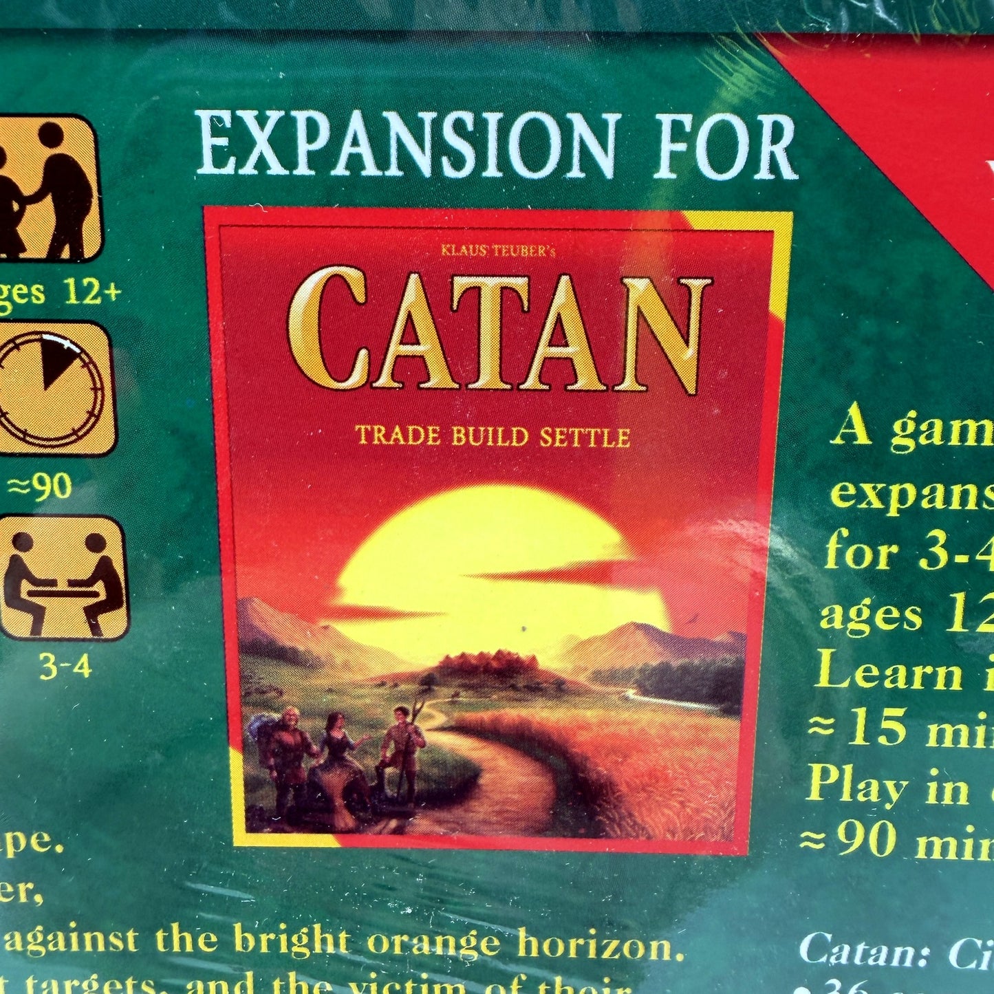 Catan Cities & Knights Board Game Expansion For Trade Build Settle NEW
