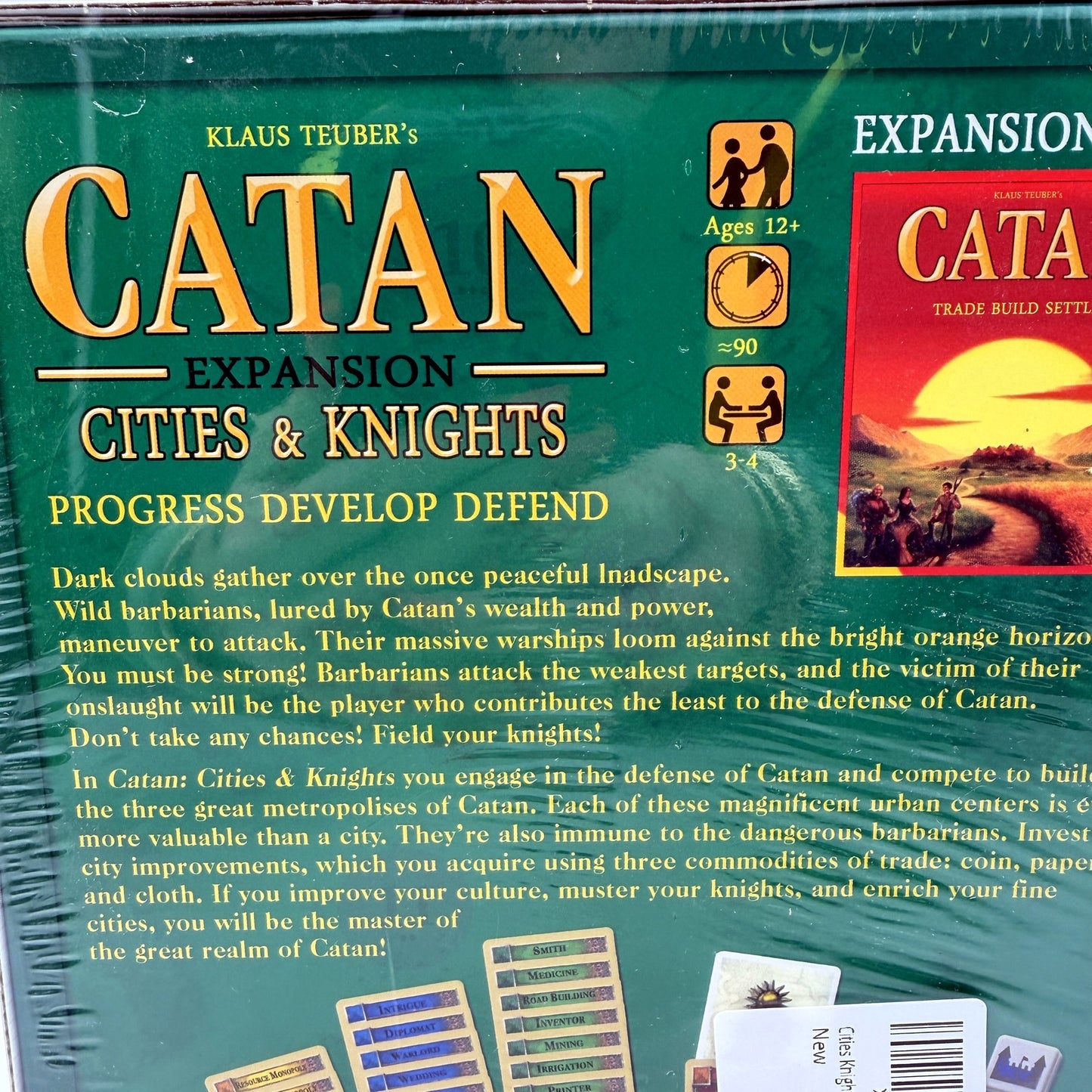 Catan Cities & Knights Board Game Expansion For Trade Build Settle NEW