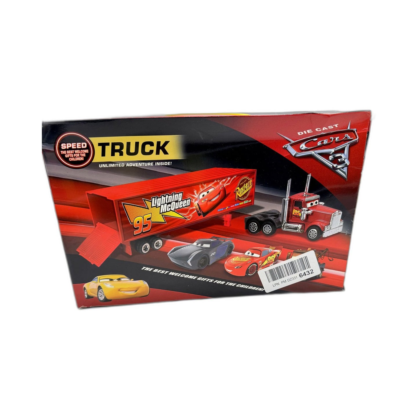 Cars Adventure Die Cast Toy Truck Set in Multi Color & - Collectible NEW