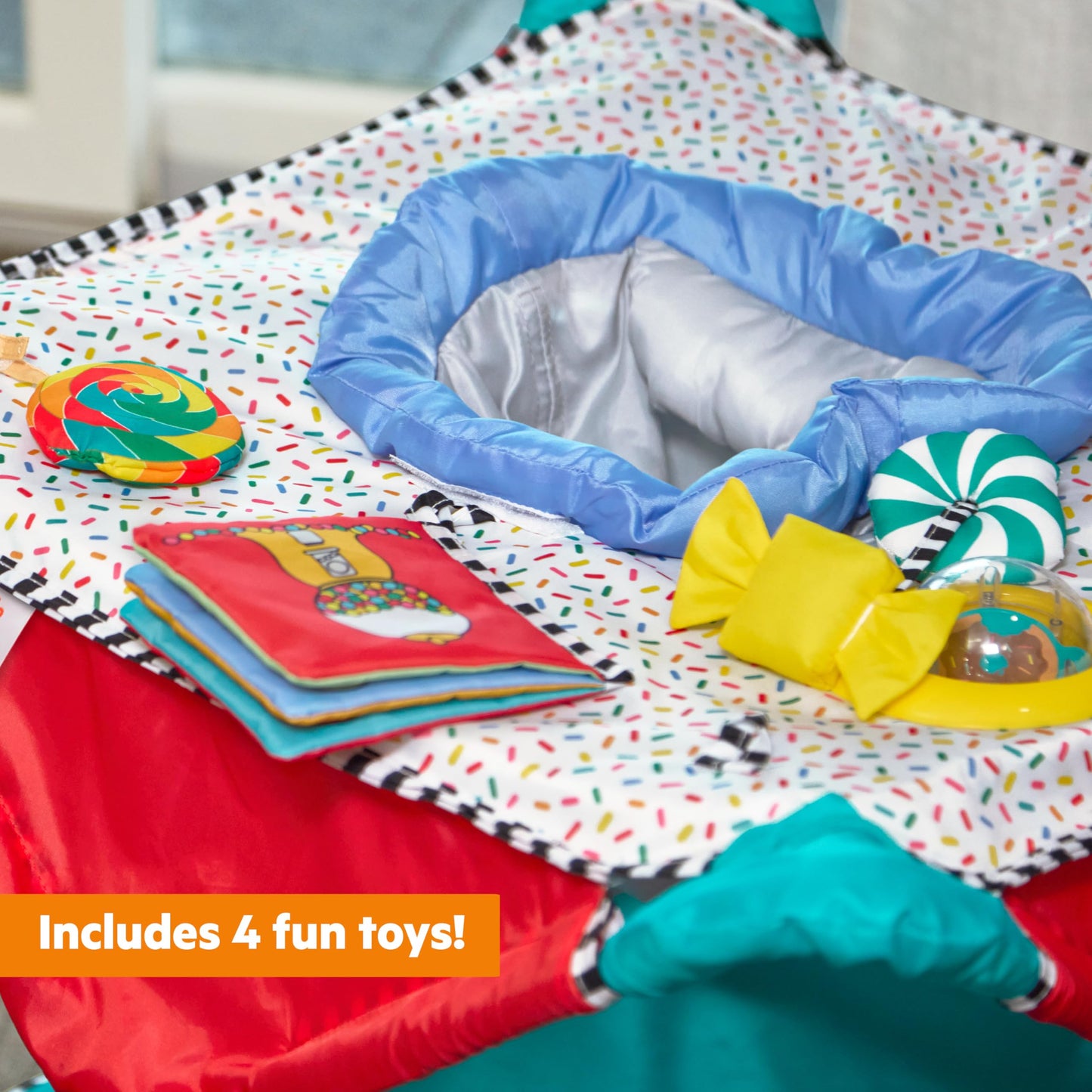 Bright Starts Pop 'N Jump Portable Activity Jumper Indoor/Outdoor Ages 6M+ NEW