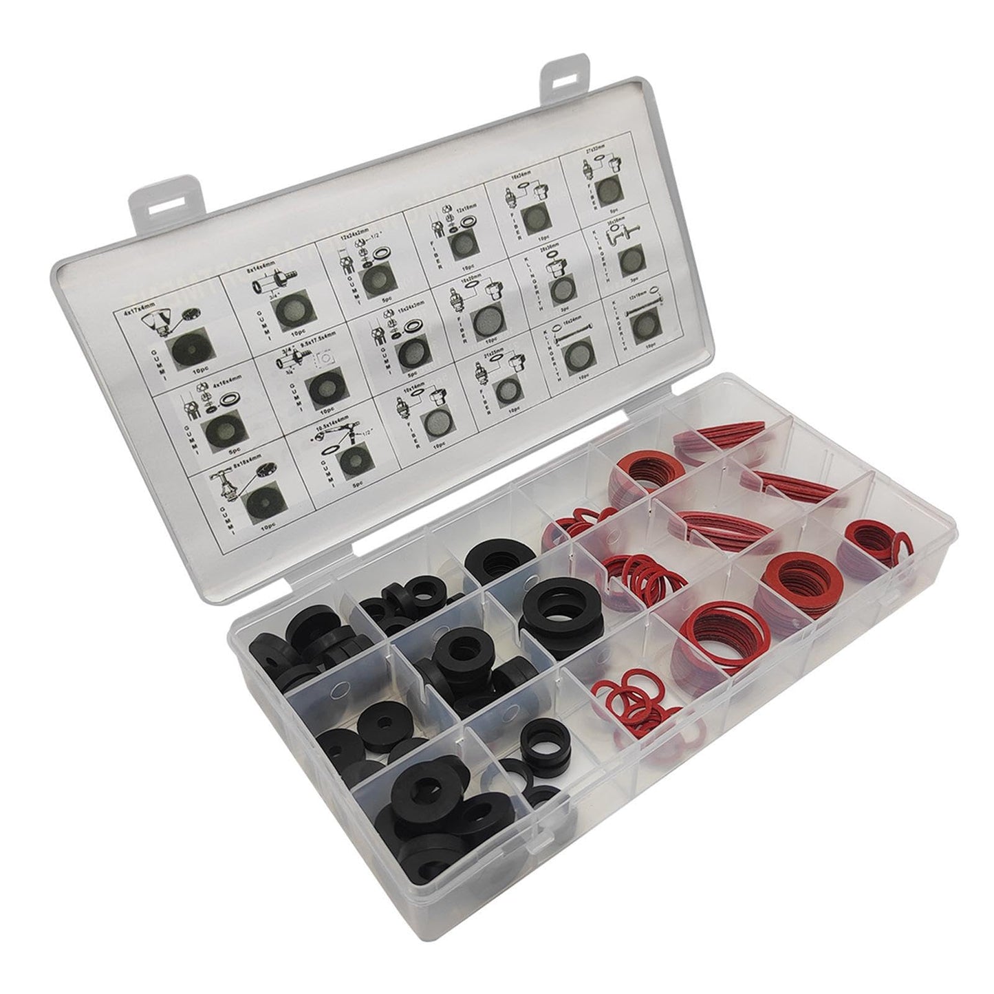 CLSSLVVBN Rubber Sealing Washer Kit 141 Pieces Assorted Sizes NEW