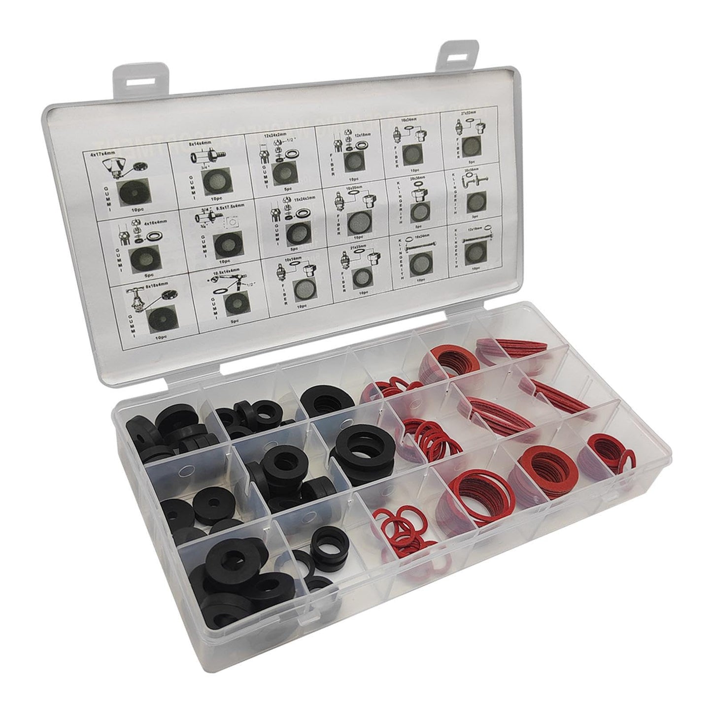 CLSSLVVBN Rubber Sealing Washer Kit 141 Pieces Assorted Sizes NEW