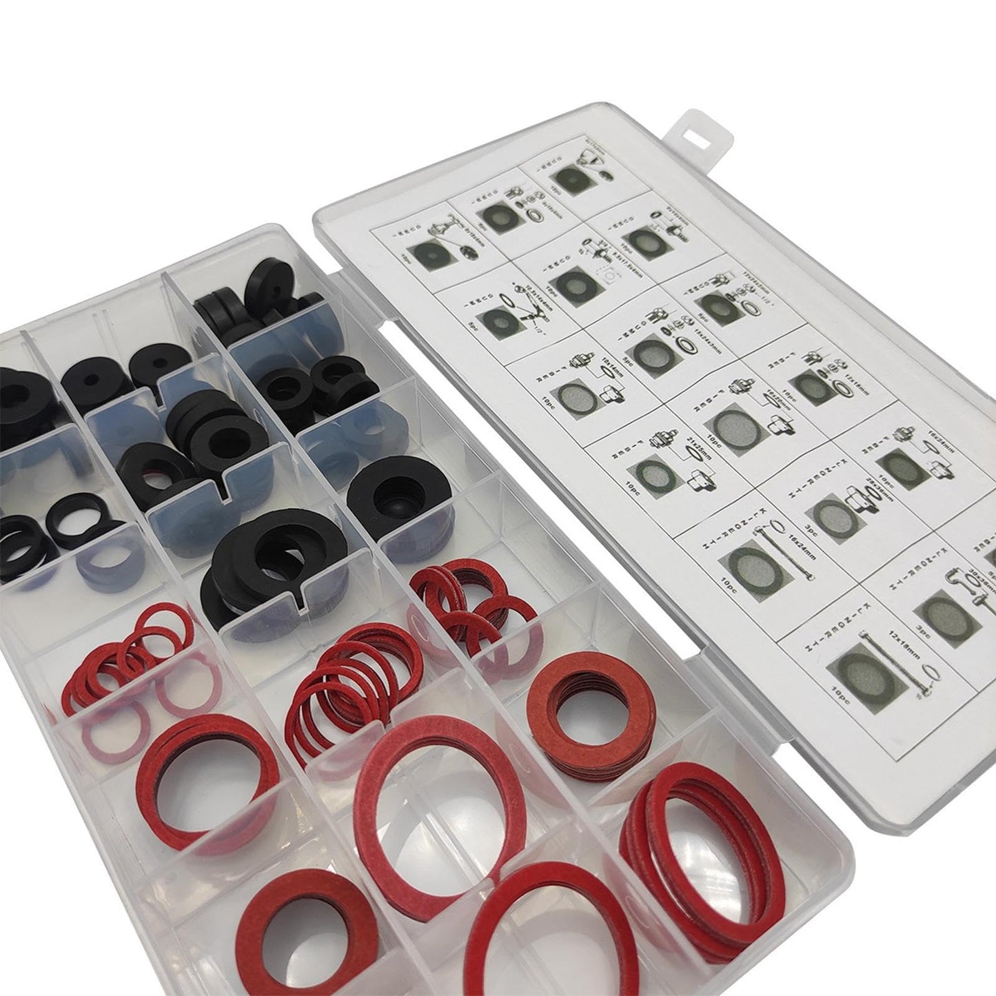 CLSSLVVBN Rubber Sealing Washer Kit 141 Pieces Assorted Sizes NEW