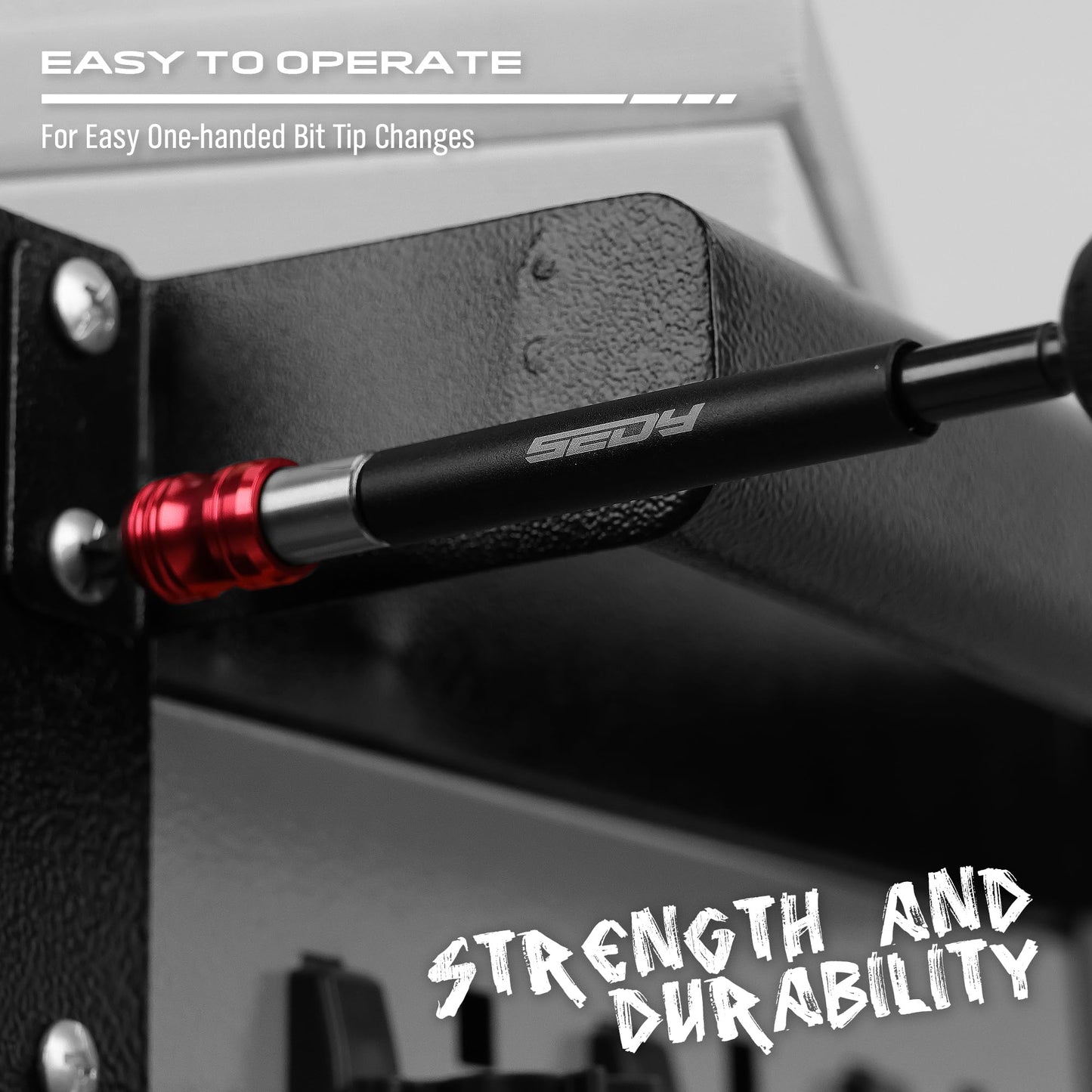 SEDY Magnetic Bit Holders Screwdriver Bit Holder Set 1/4 Inch Hex Shank NEW
