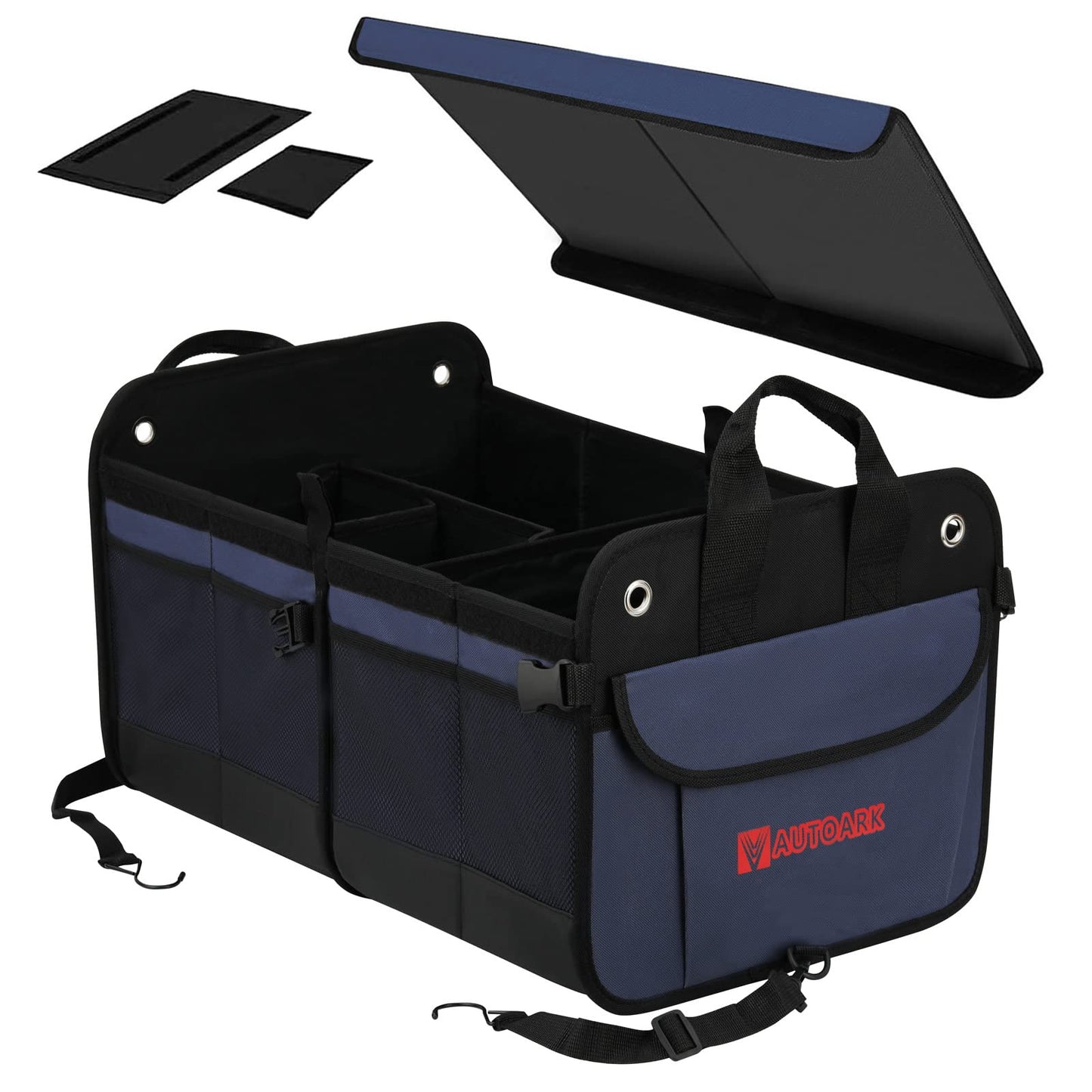 AUTOARK Multipurpose Boot Bags Car Trunk Organizer Foldable Lid Straps NEW