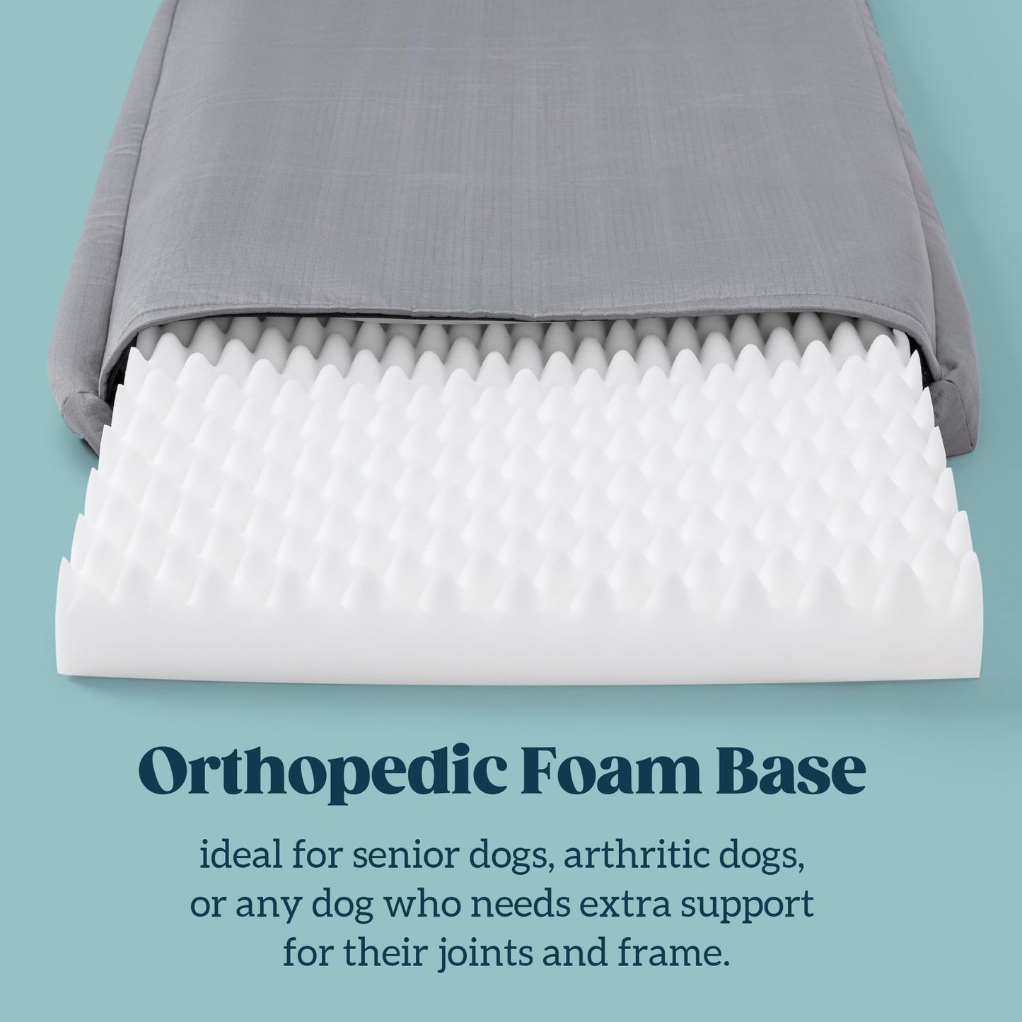 PELZIN Chew Beds Proof Outdoor Waterproof Dog Bed, Limestone XXL NEW