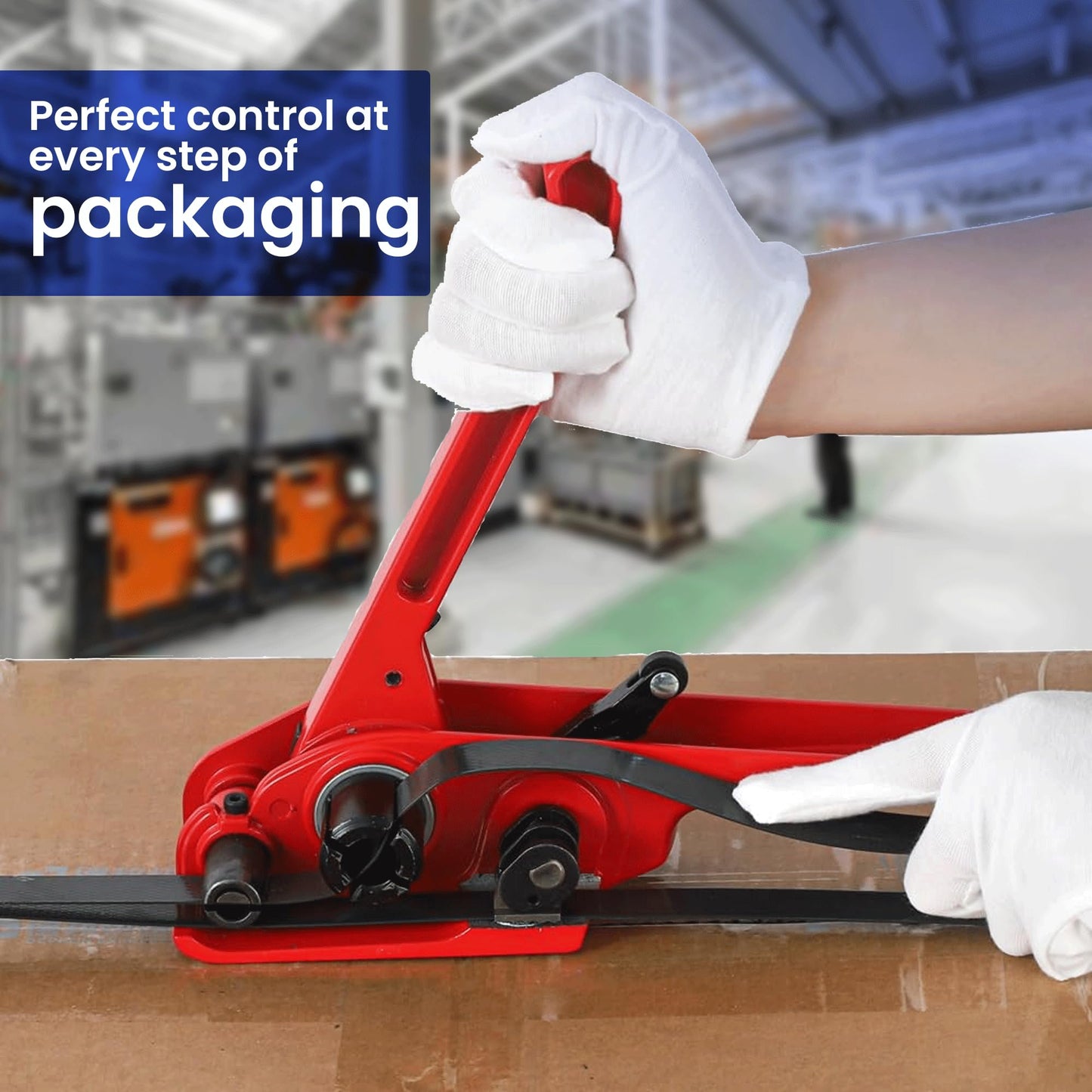 TRUCART Durable Home Improvement Steel Pallet Strapping Kit Industrial NEW
