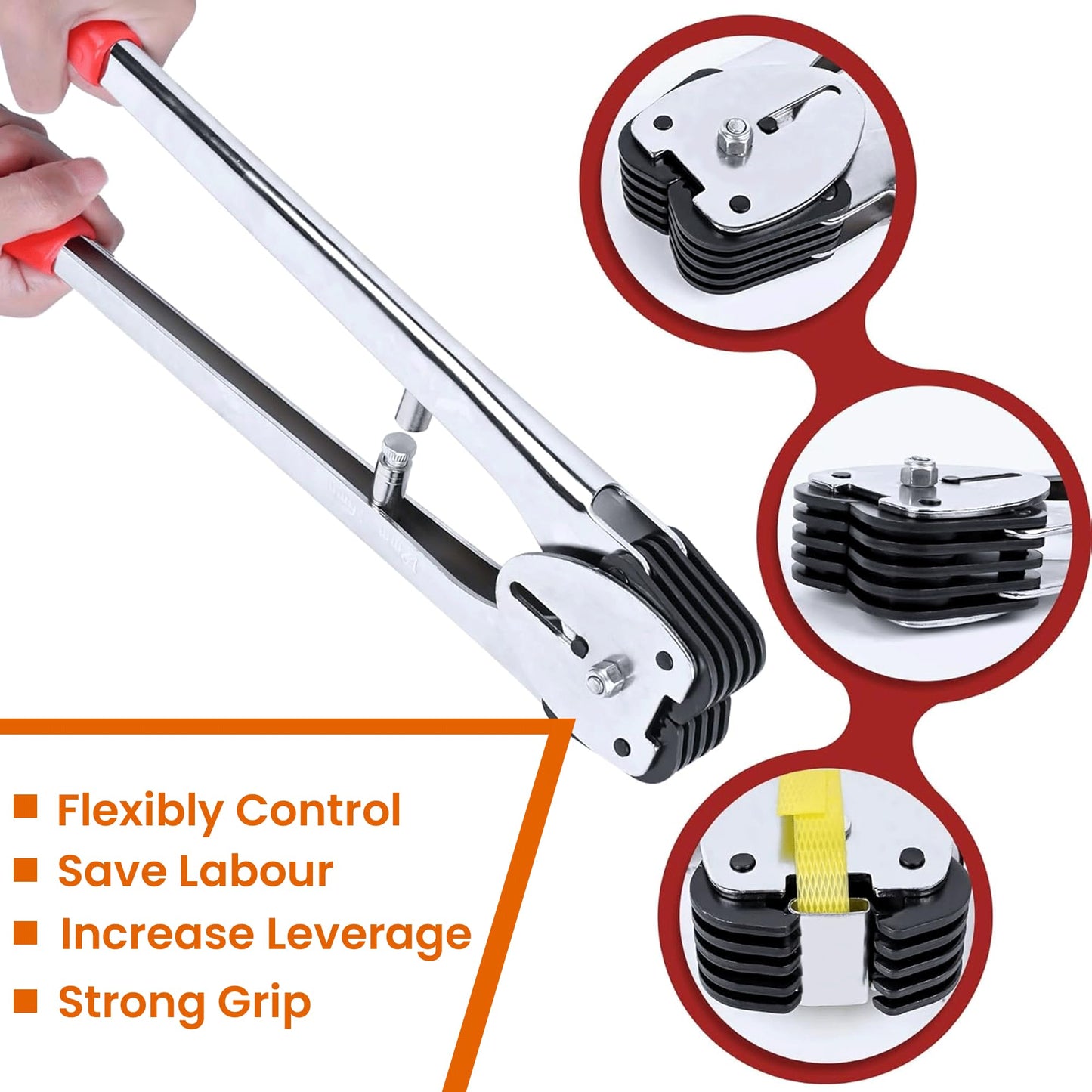 TRUCART Durable Home Improvement Steel Pallet Strapping Kit Industrial NEW