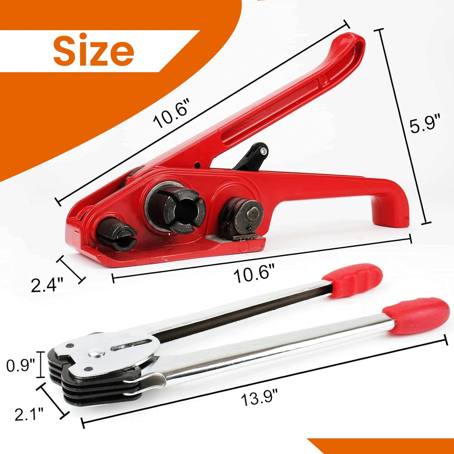 TRUCART Durable Home Improvement Steel Pallet Strapping Kit Industrial NEW