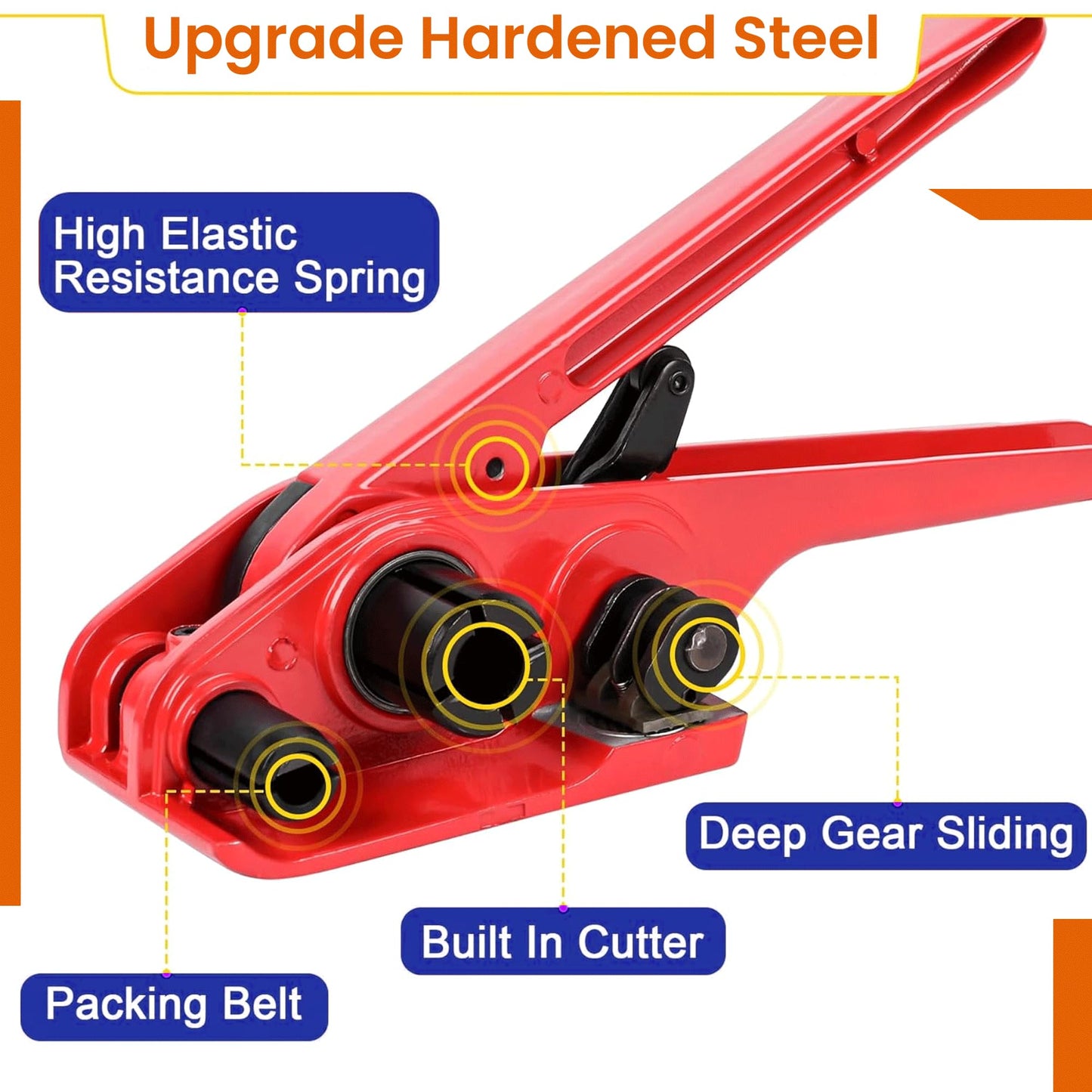 TRUCART Durable Home Improvement Steel Pallet Strapping Kit Industrial NEW