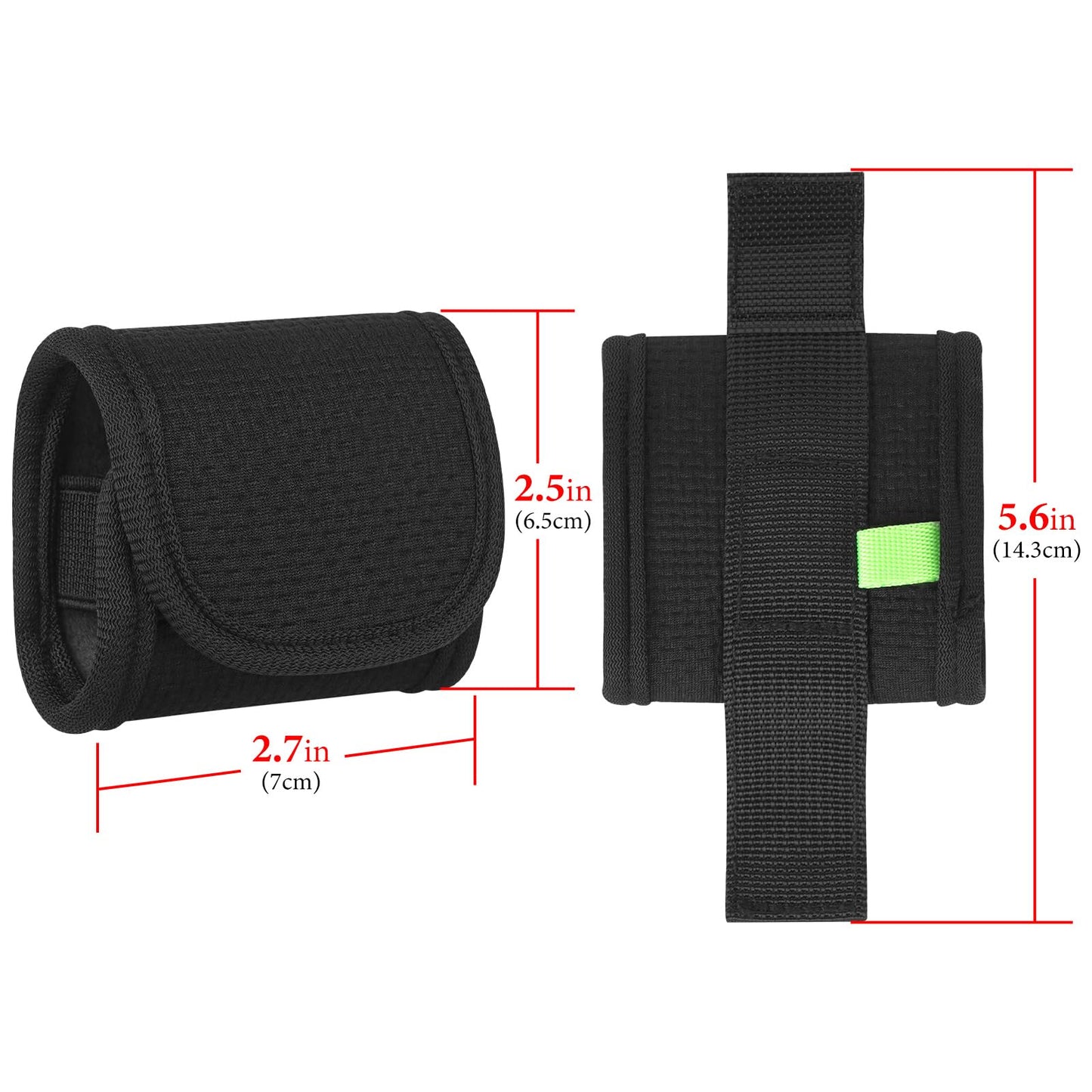 Geekria Soft Cases Plush Lining Earbuds Pouch with Hook-and-Loop Closure NEW