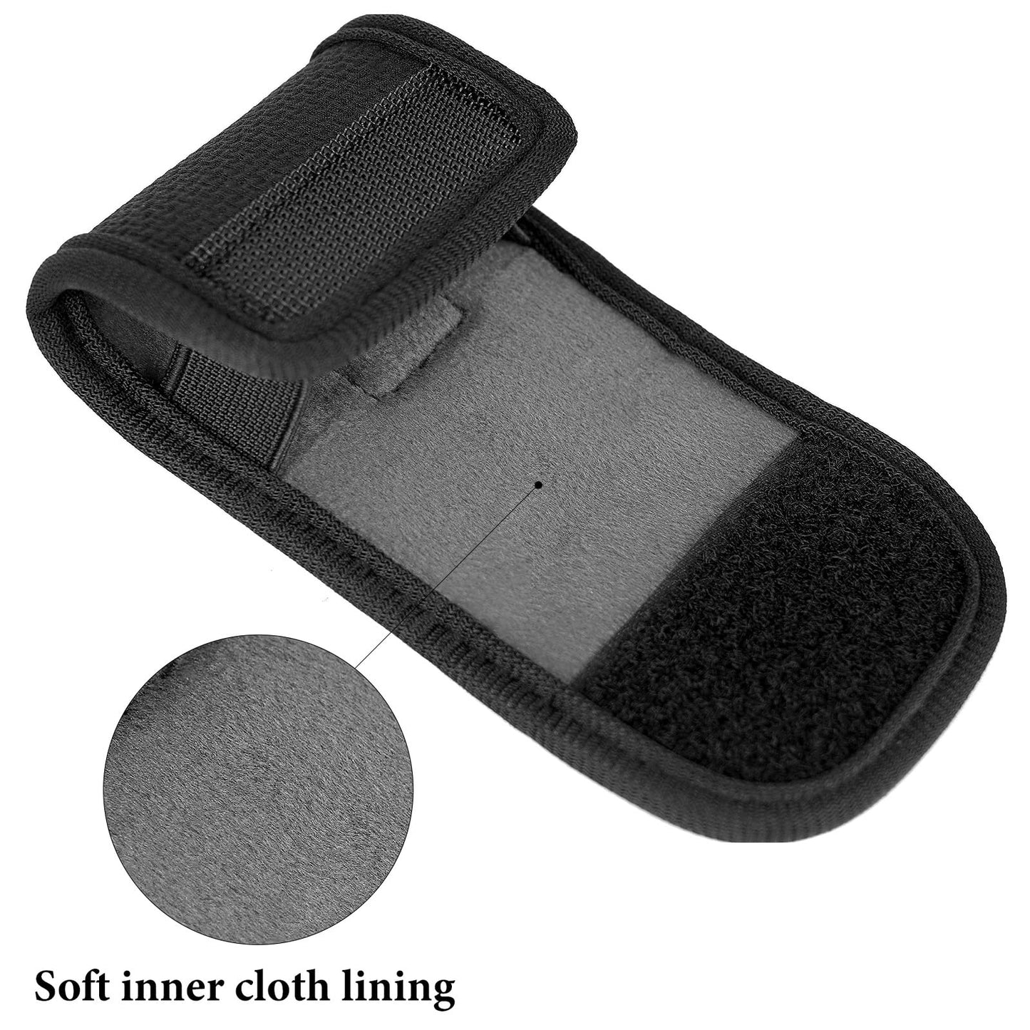 Geekria Soft Cases Plush Lining Earbuds Pouch with Hook-and-Loop Closure NEW