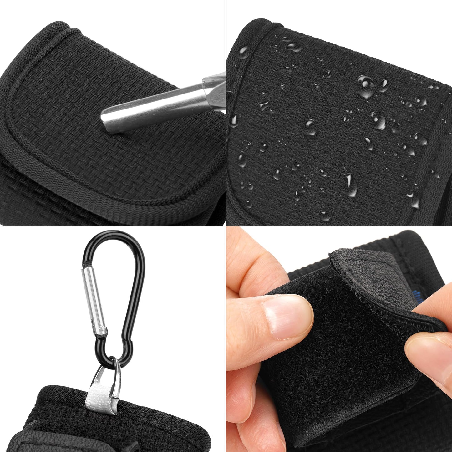 Geekria Soft Cases Earbuds Case for Sony WF-1000XM6, Bose QC Earbuds, Black NEW