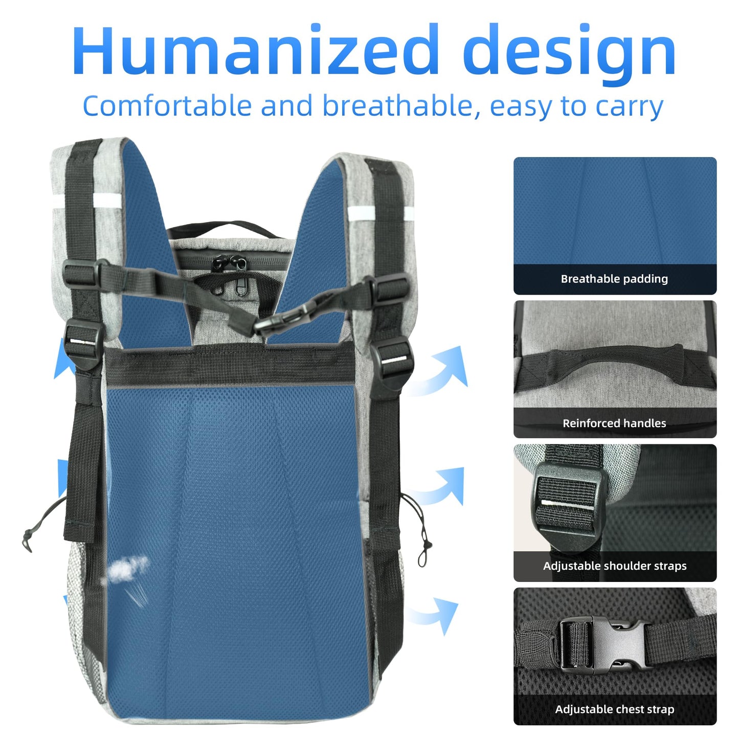 AUMTISC Lightweight Insulated Backpack Cooler Leak-Proof Outdoor Picnic NEW