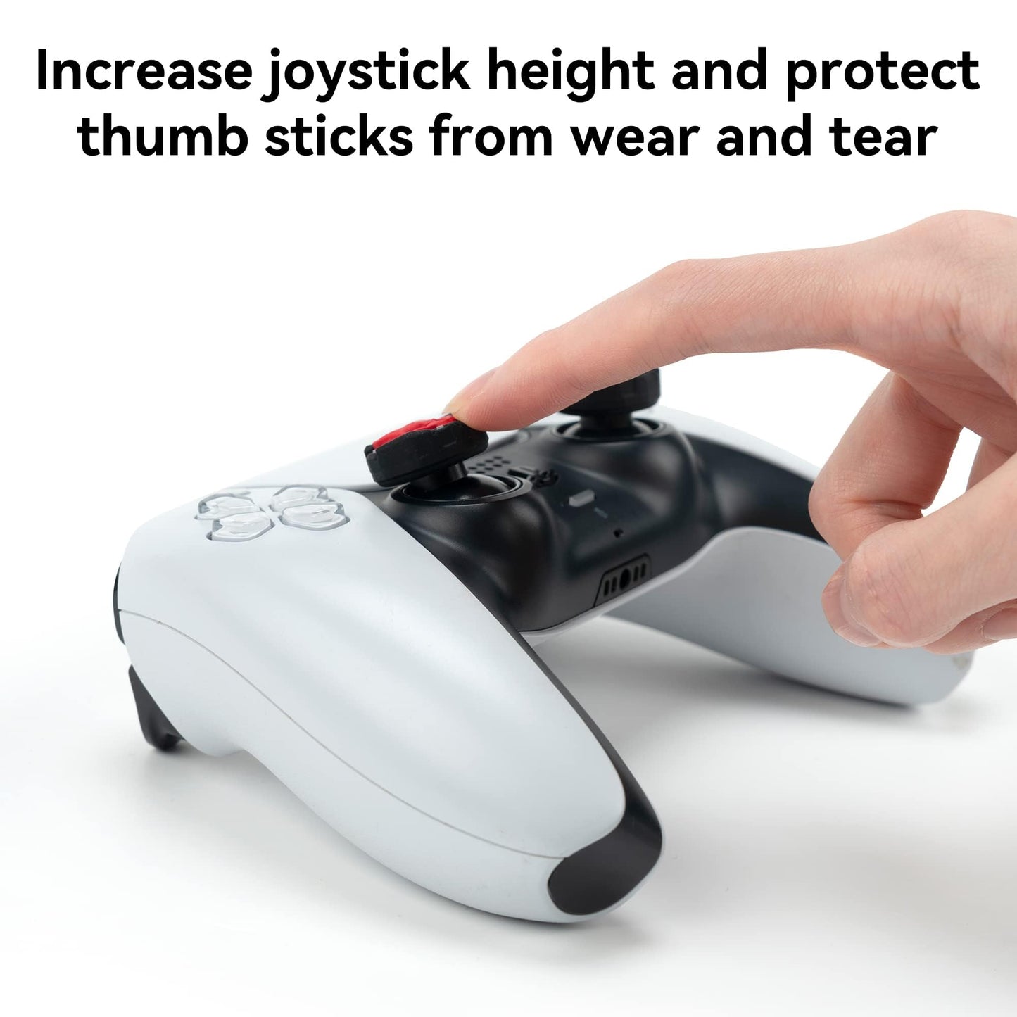 GeekShare Skull Accessories Thumb Grip Caps Thumbsticks Cover Set for PS5 NEW
