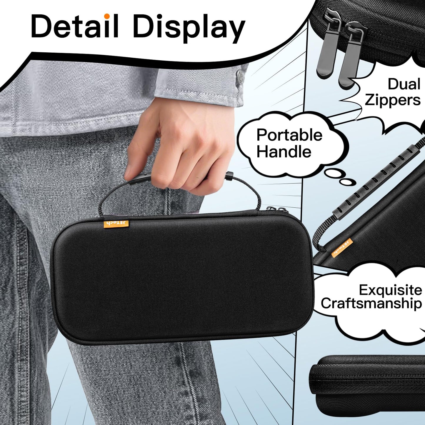 JETech Slim Carrying Case for Nintendo Switch 2 (2025) Hard Shell Port NEW
