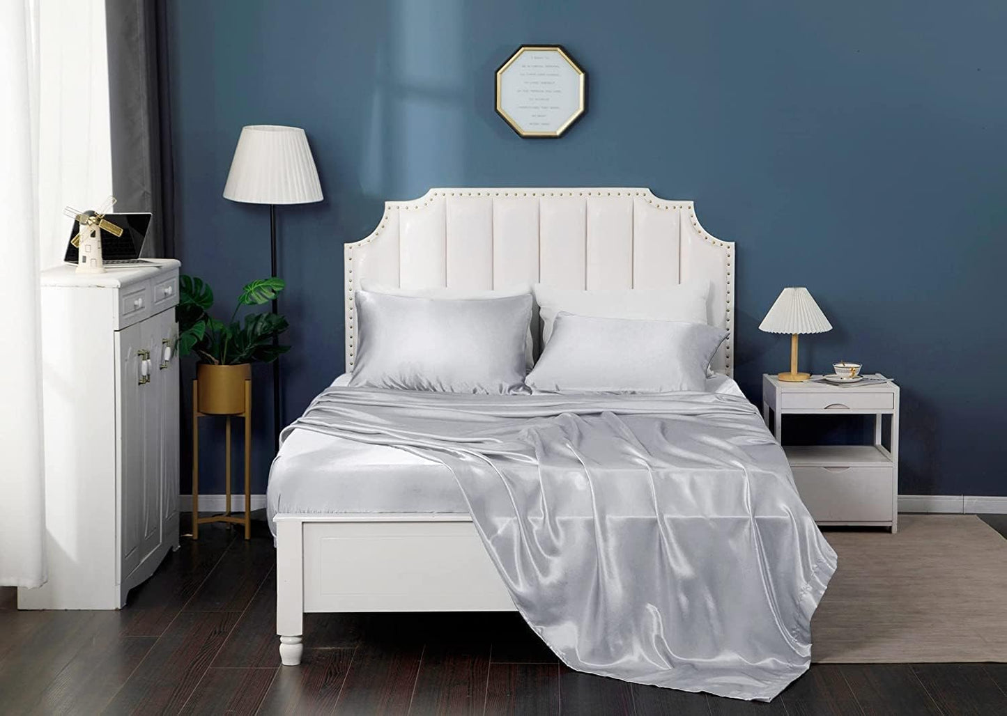 SANOOR Soft Pillowcases Breathable Silky Pillowcase Mulberry Satin Silk NEW