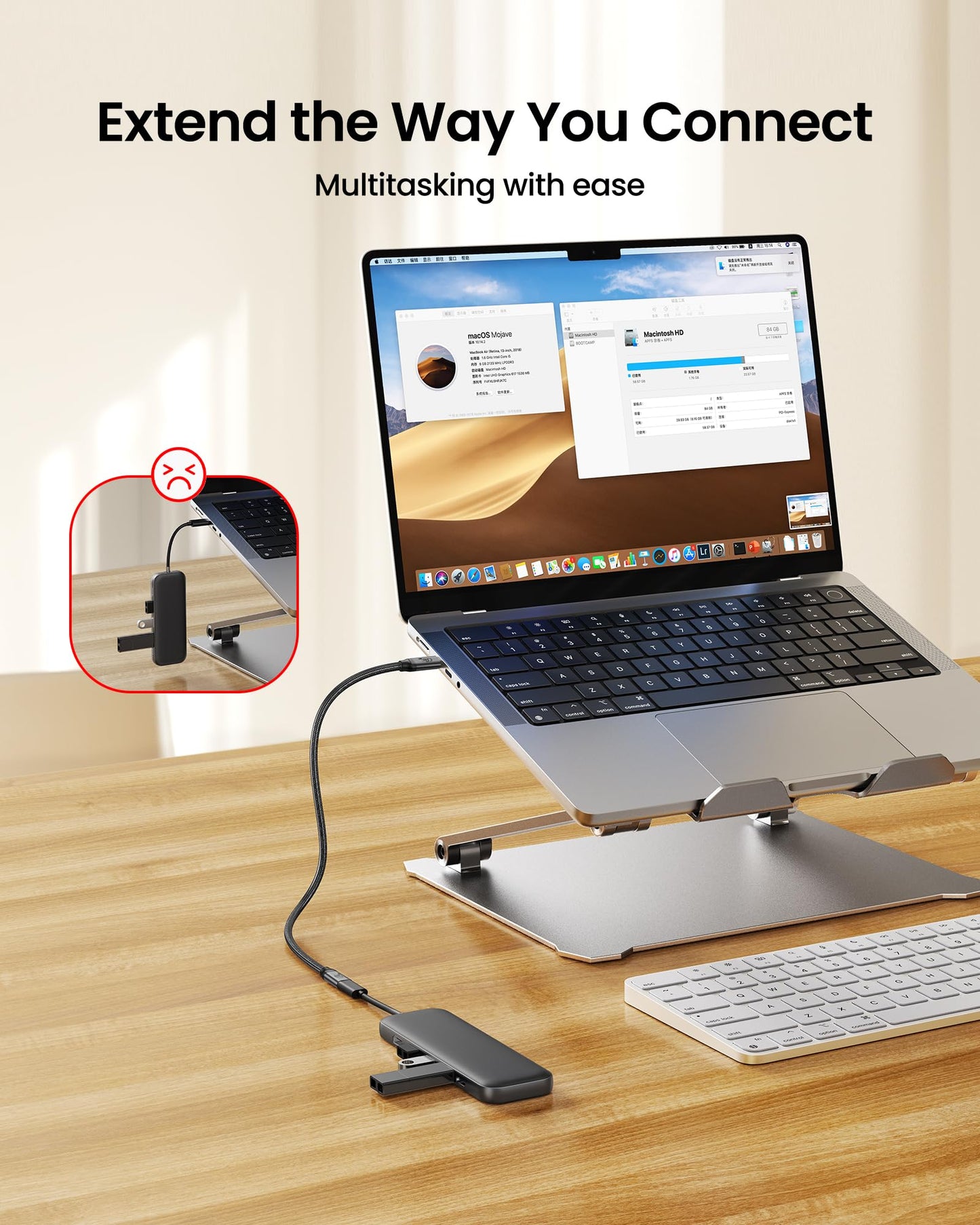 Silkland USB USB Cables C Extension Cable 20Gbps 240W 5K 3.2 Extender 1.2M NEW