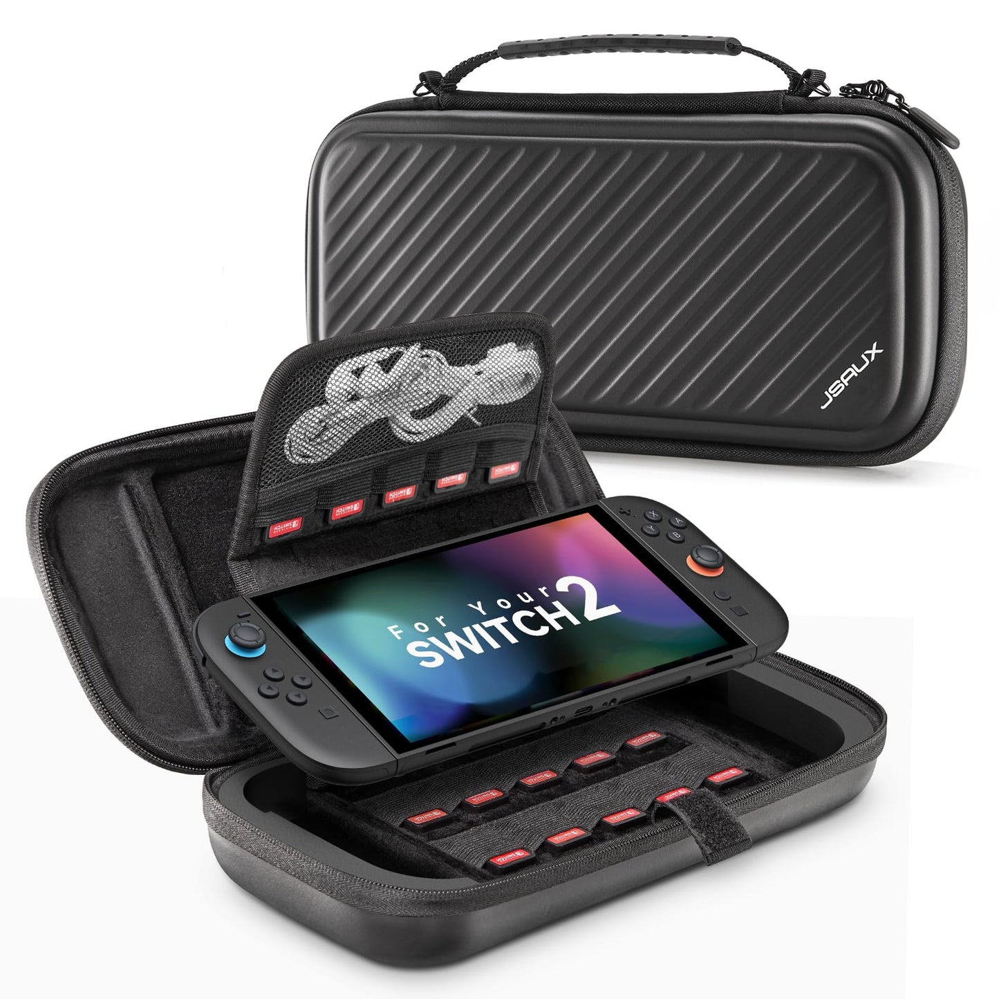 JSAUX Protective Cases Hard Shell Carrying Case Nintendo Switch 2 Console NEW