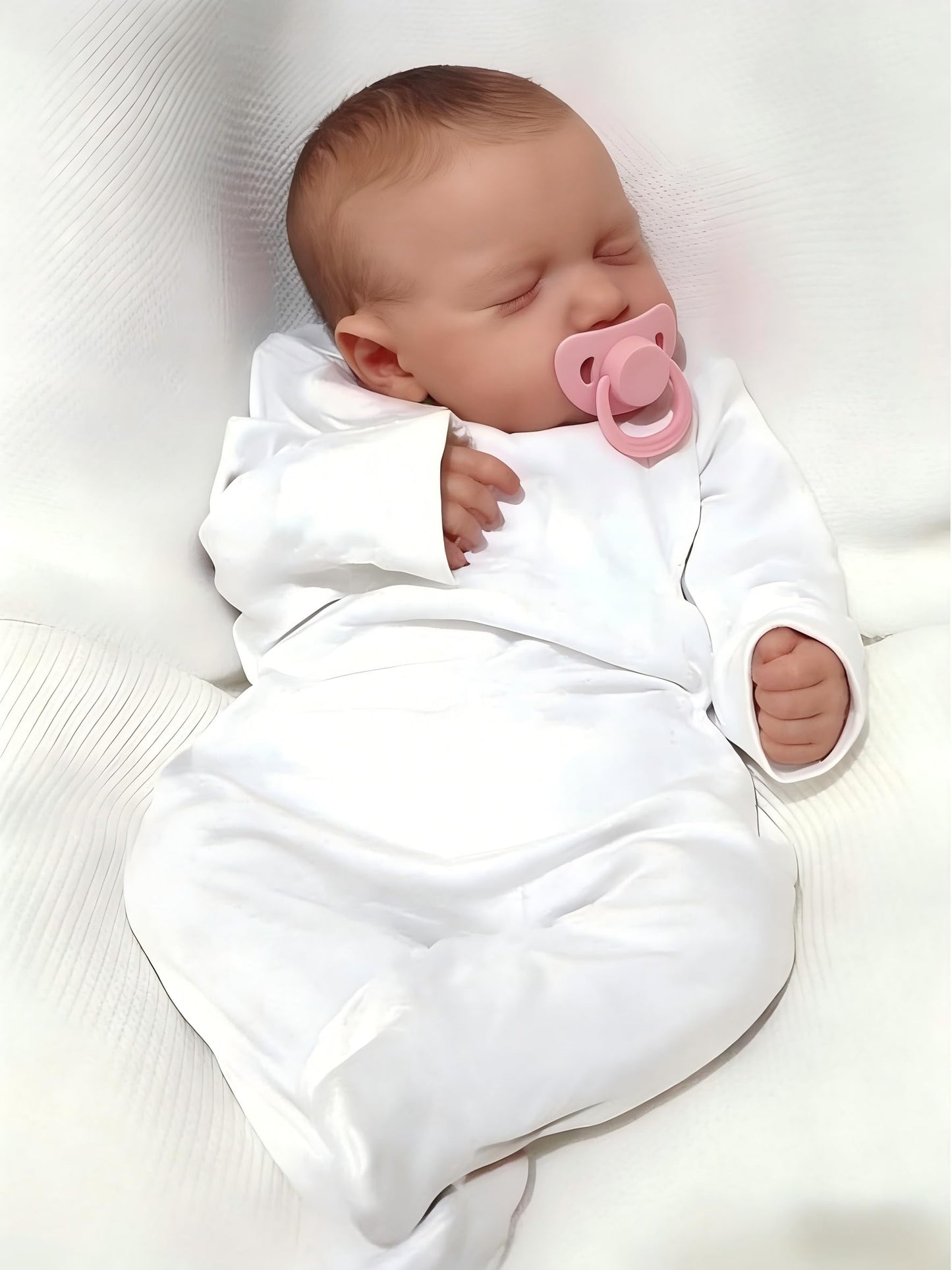 iCradle 20 Dolls Inch Lifelike Reborn Baby Doll Silicone Weighted Realistic NEW