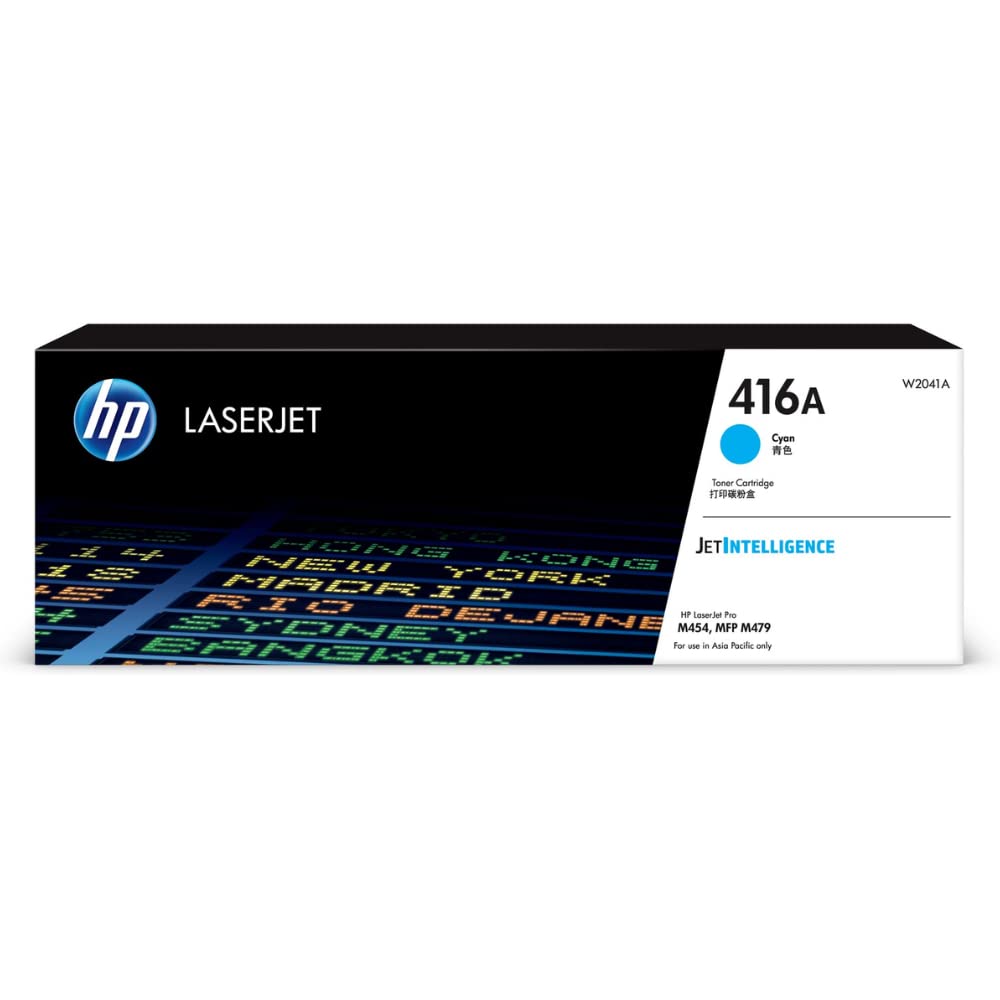 HP Cyan 416A Toner Cartridge for Laser Printers High-Yield Replacement Ink NEW