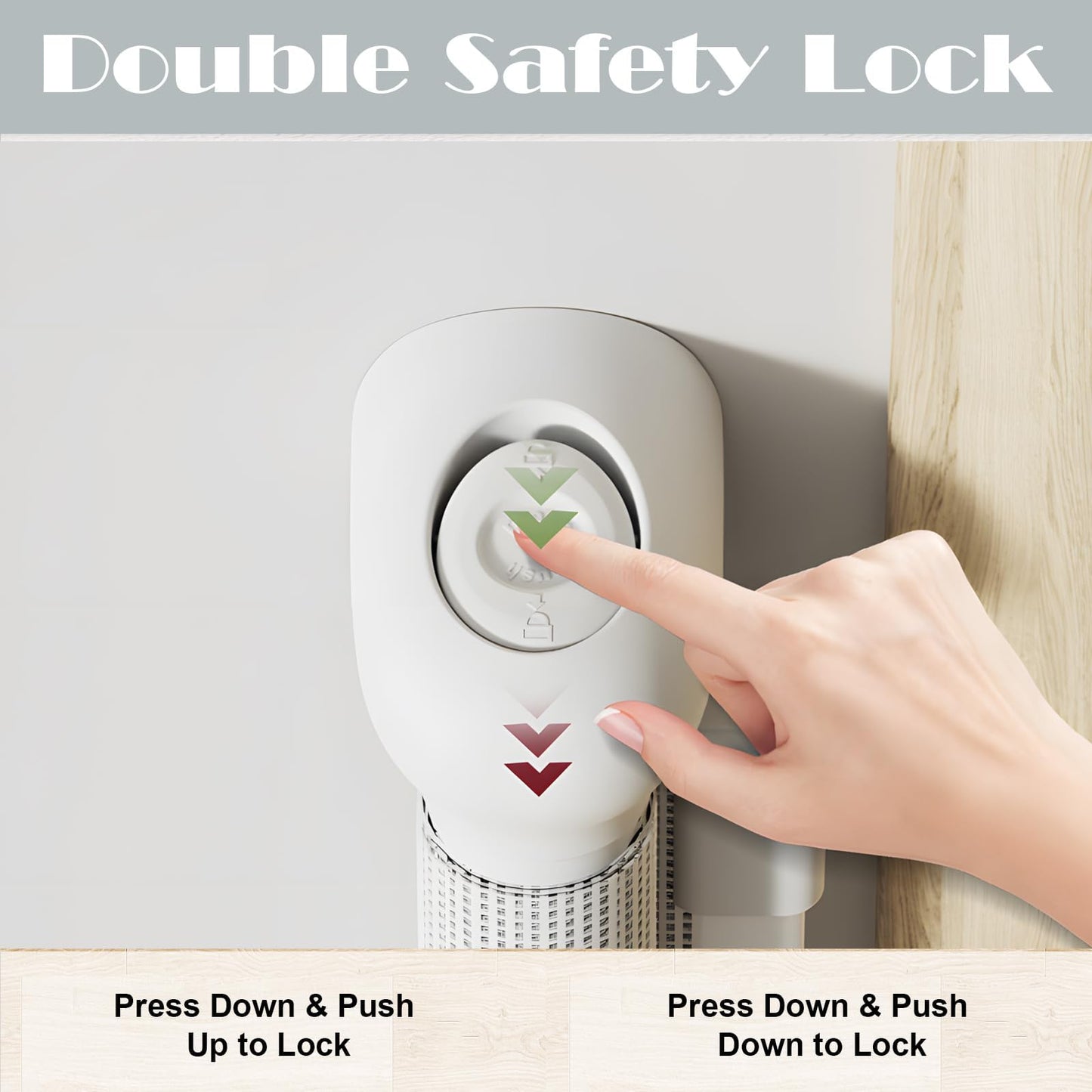 Omebel Retractable Baby Gate Tall Wide Adjustable Door Stair Safety White NEW