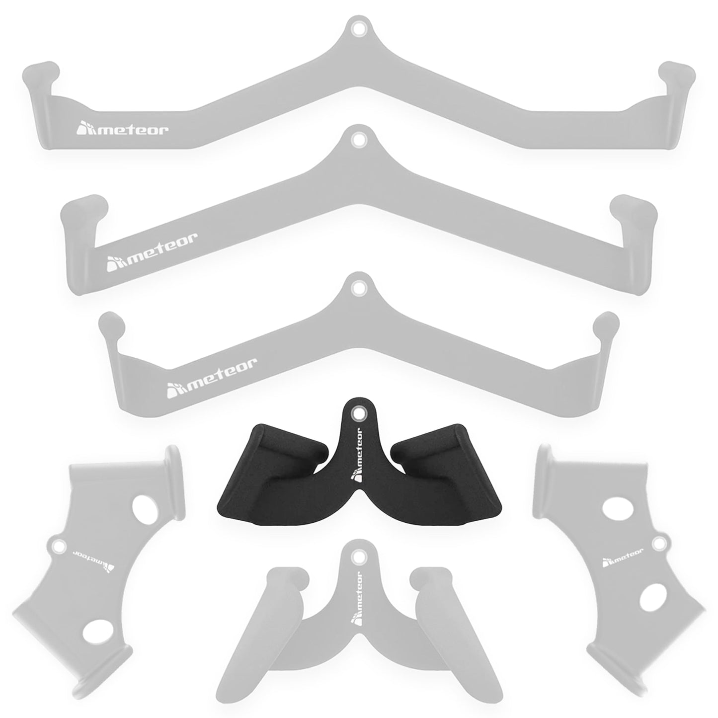 Meteor V-Grip Pulley Attachment for Exercise Machines - Accessories DEMO