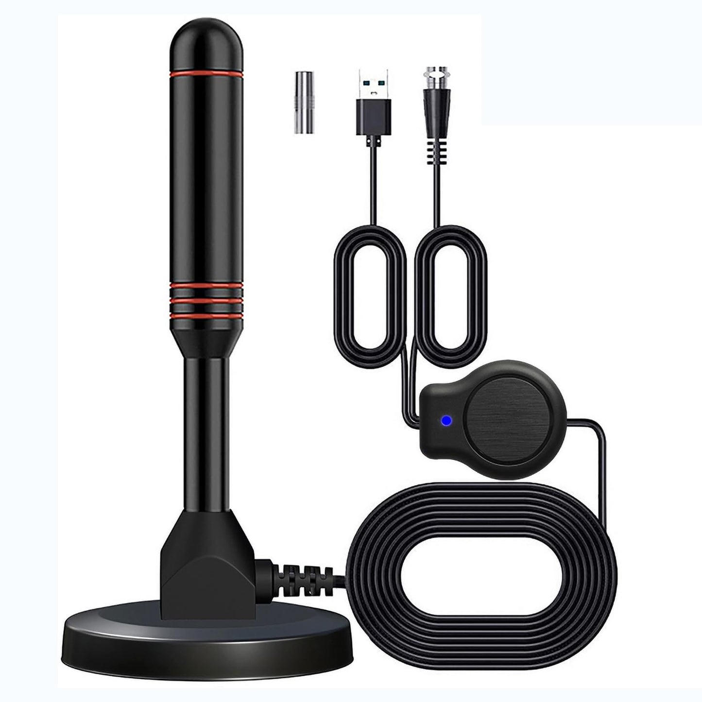 JuenLassik Upgraded TV Antennas Indoor TV Antenna 380+ Mile Long Range DEMO