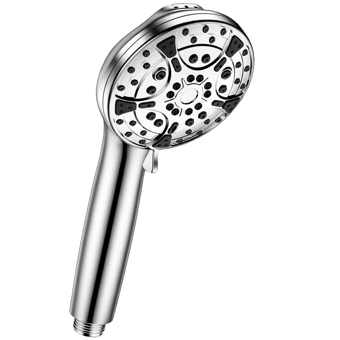 AOBOSI 10-Mode Handheld Shower Head High Pressure Stainless Steel Silver NEW