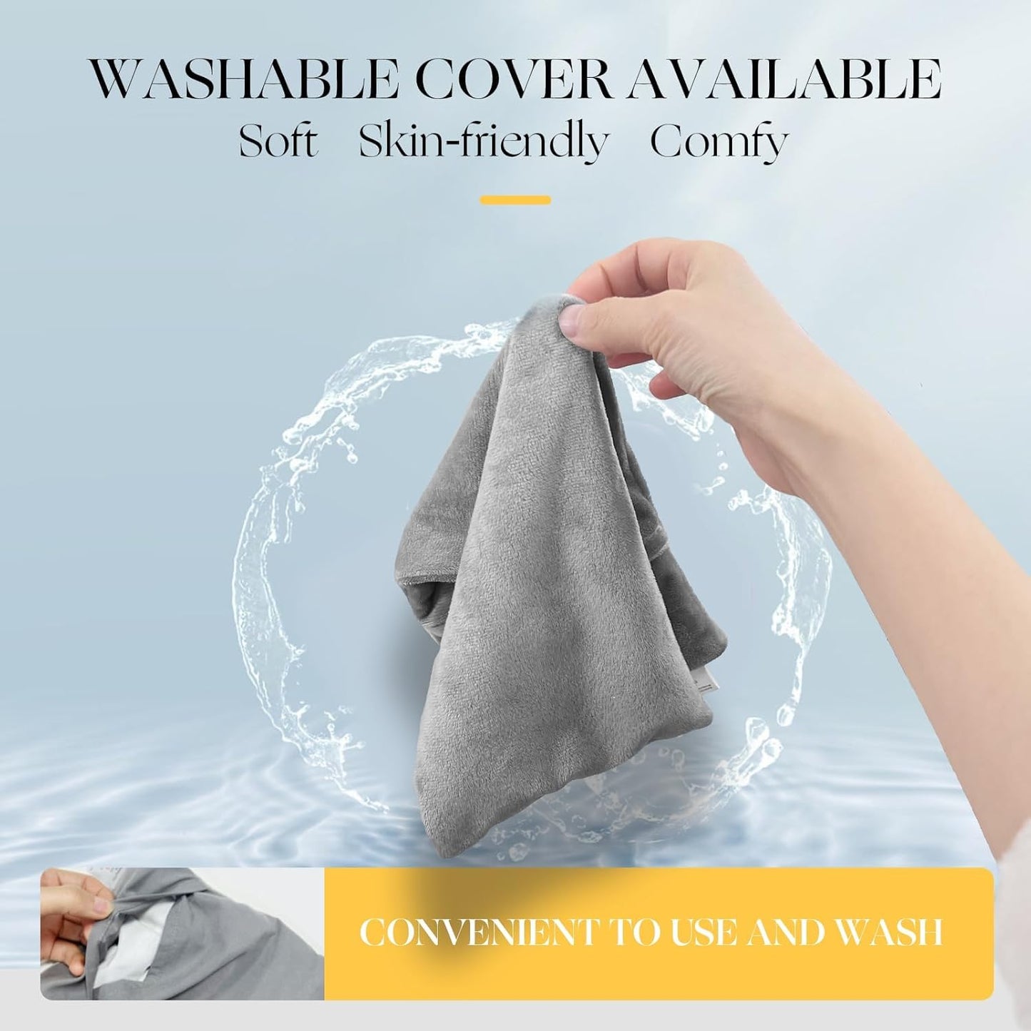 UNCN Wheat Bag Heat Pack with Washable Cover for Relaxation Therapy NEW