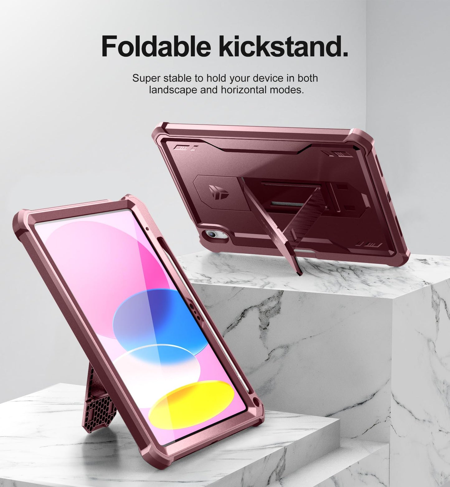 Dexnor 360 Cases Protective Full Body Case for iPad 10th Generation 2022 DEMO