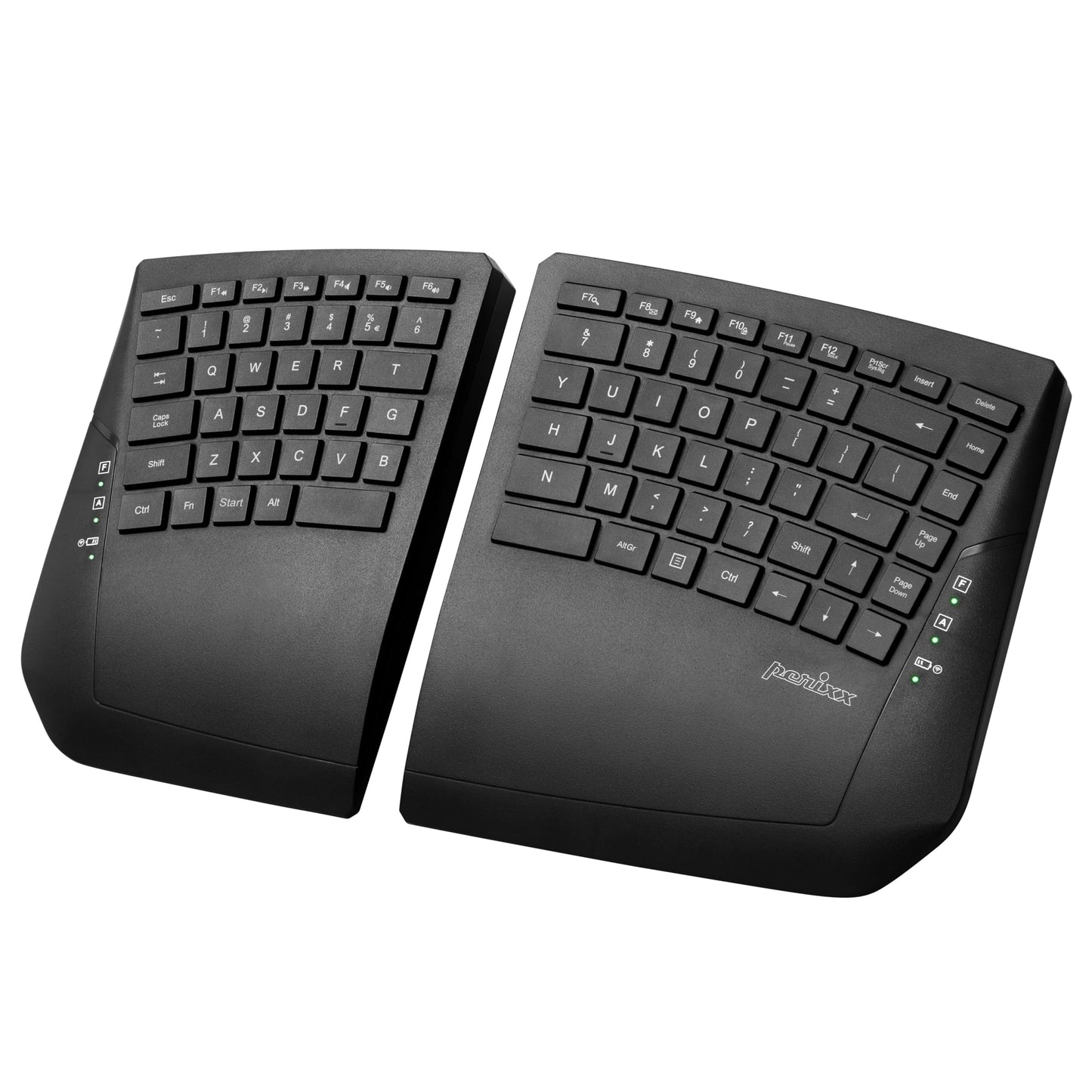 Perixx Wireless Keyboards Ergonomic Split Keyboard, Adjustable Separation, NEW