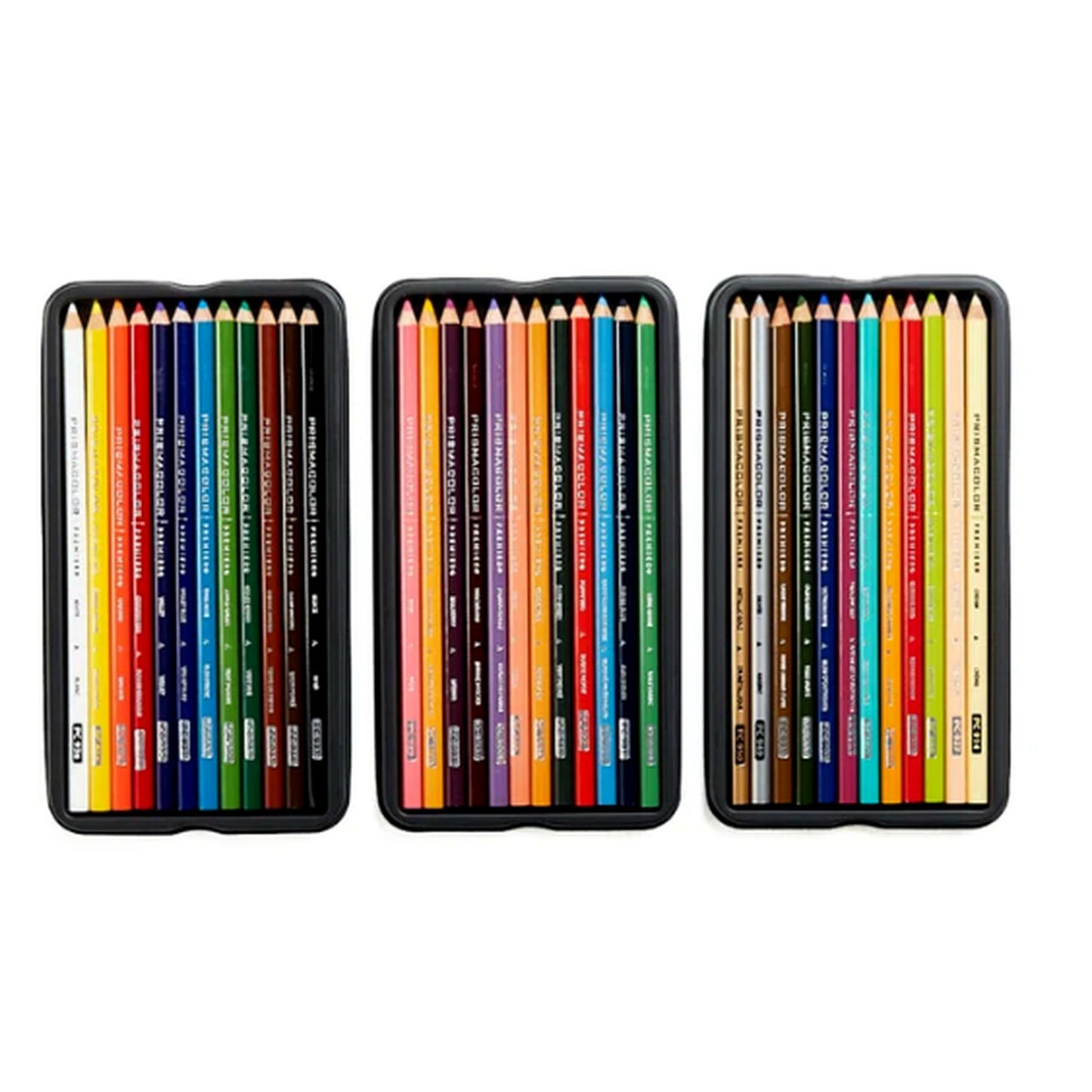 Prismacolor Premier 36 Assorted Color Pencils Professional Art Tin Storage NEW