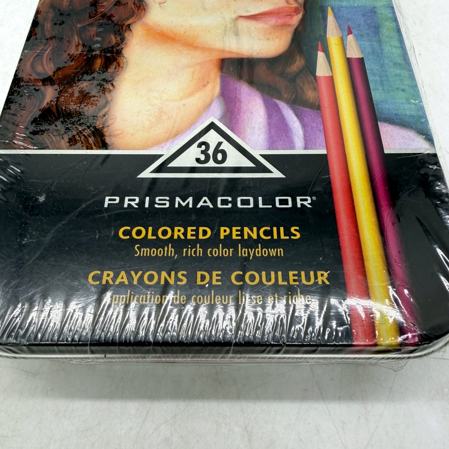 Prismacolor Premier 36 Assorted Color Pencils Professional Art Tin Storage NEW