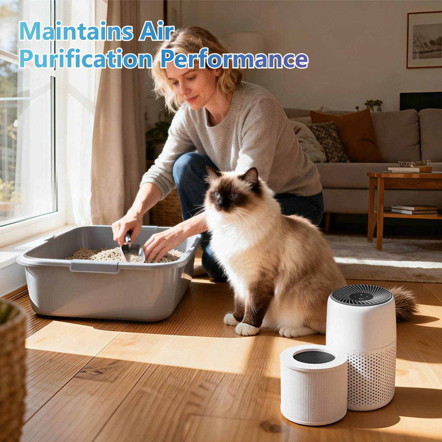 Unikyy White Air Purifier Replacement Filters for Levoit Core Mini LV-H 2Pck NEW