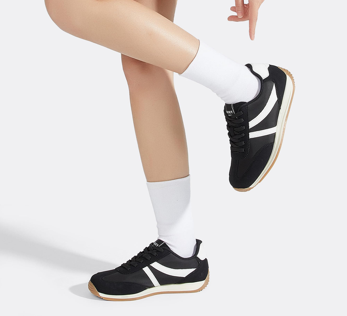 LUCKY STEP Retro Fashion Trainers Casual Running Shoes Non-Slip Womens US 9 NEW