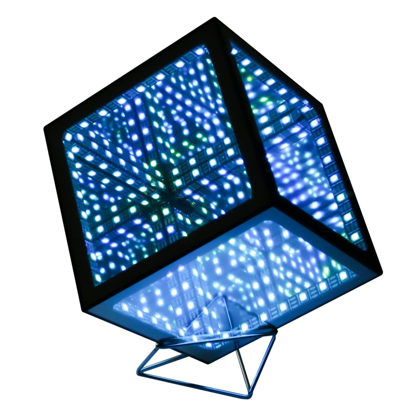 Heepulor Infinity Mirror Cube Lamp Adjustable Brightness Decorative NEW