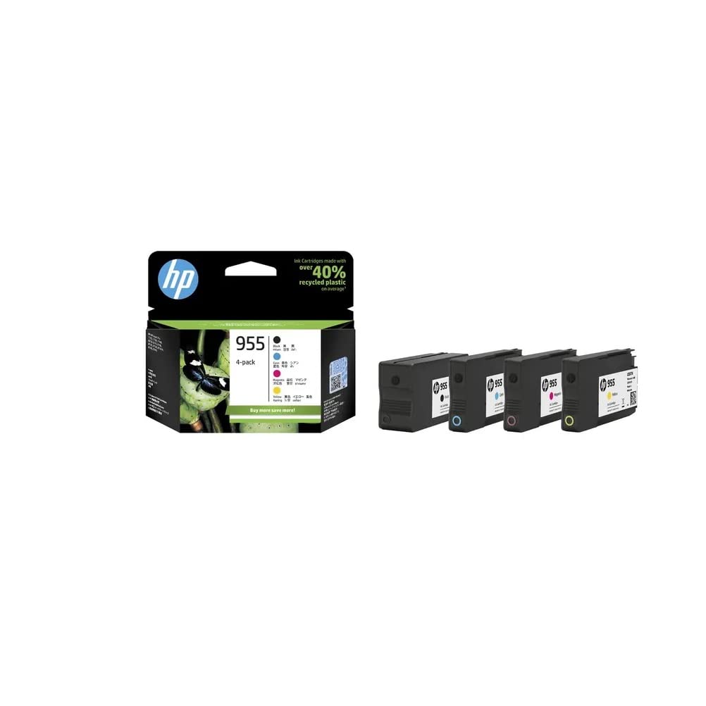 HP Inkjet Printer Ink Cartridges in Black, Yellow & Multi-Color Packs 955 NEW
