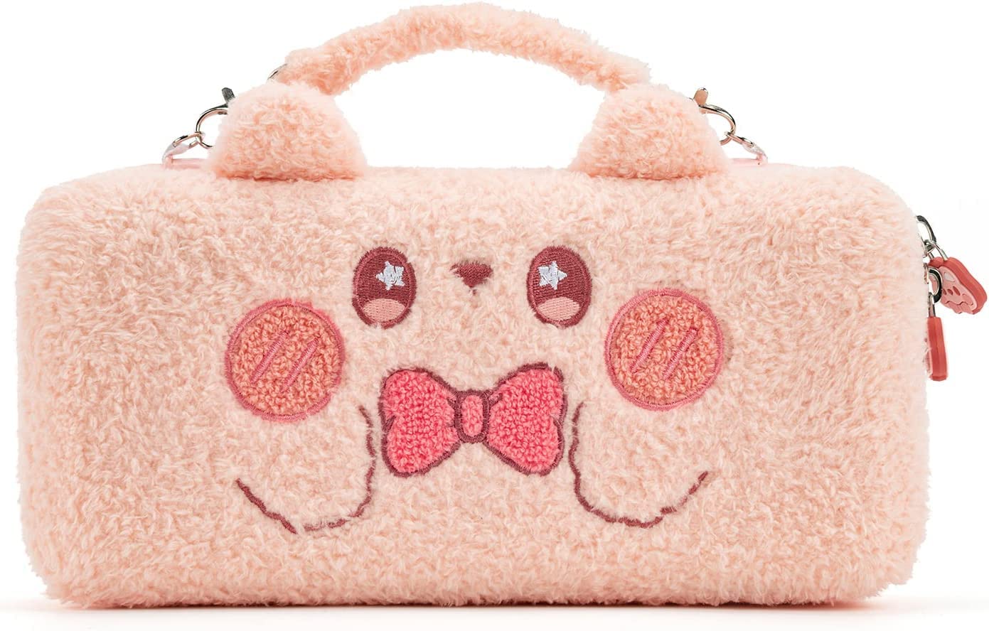 GeekShare Plush Cases Bunny Carry Case for Nintendo Switch & OLED Console NEW
