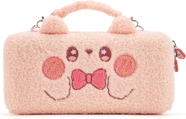 GeekShare Plush Cases Bunny Carry Case for Nintendo Switch & OLED Console NEW