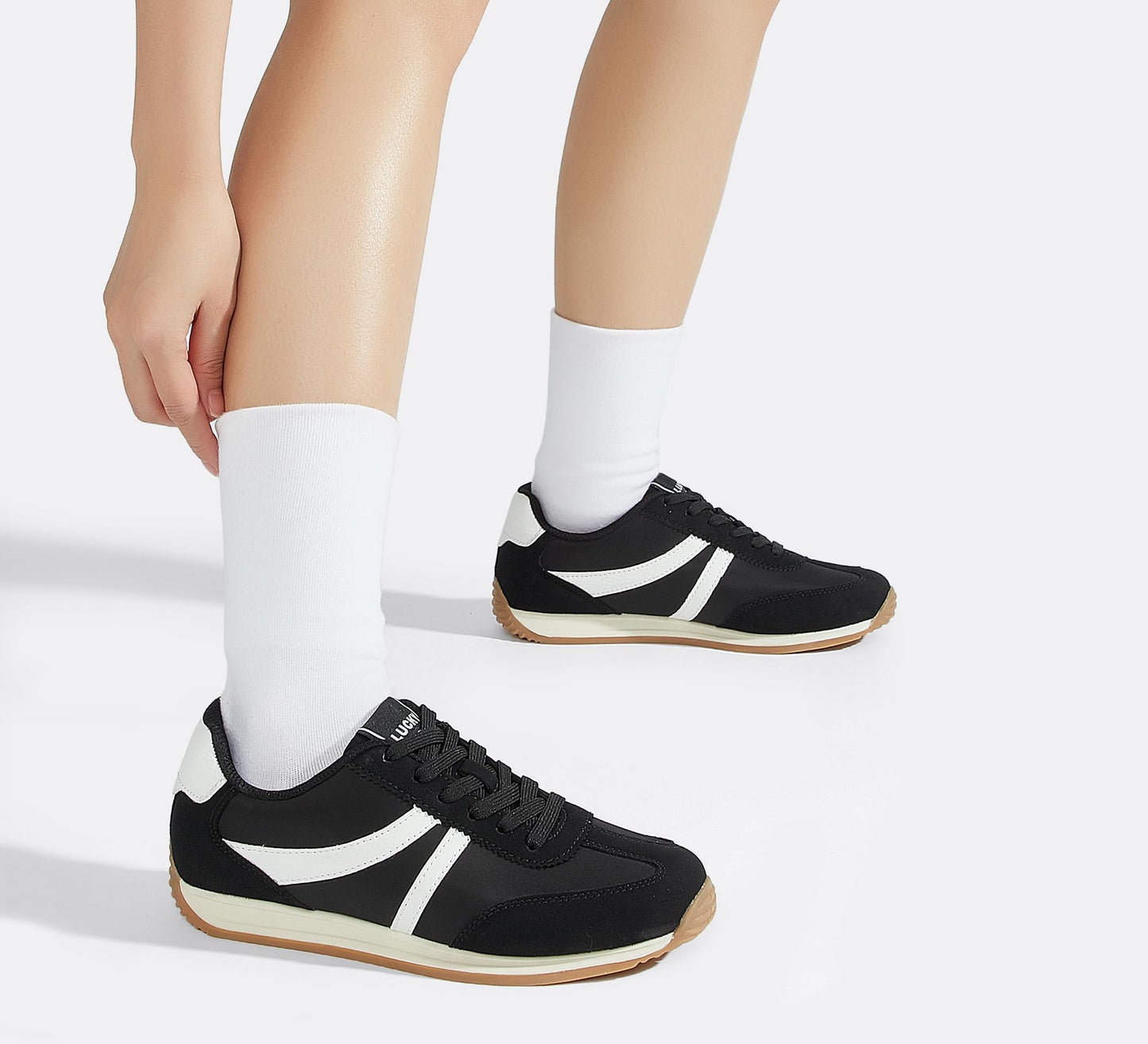 LUCKY STEP Retro Trainers Non-Slip Comfortable Casual Shoes Womens US 8 NEW