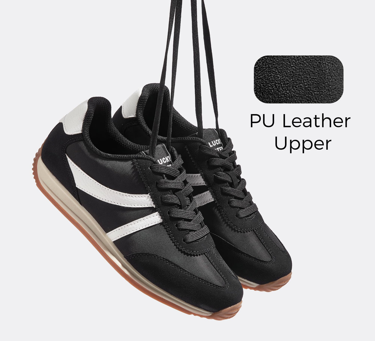 LUCKY STEP Retro Trainers Non-Slip Comfortable Casual Shoes Womens US 7 NEW