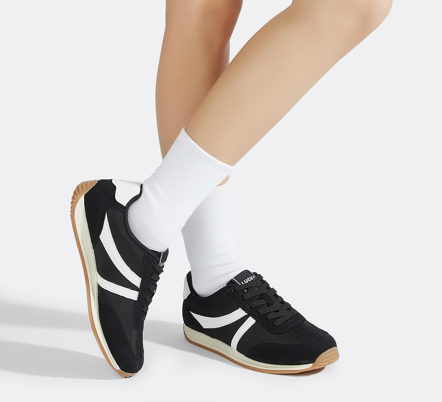 LUCKY STEP Retro Trainers Non-Slip Comfortable Casual Shoes Womens US 7 NEW