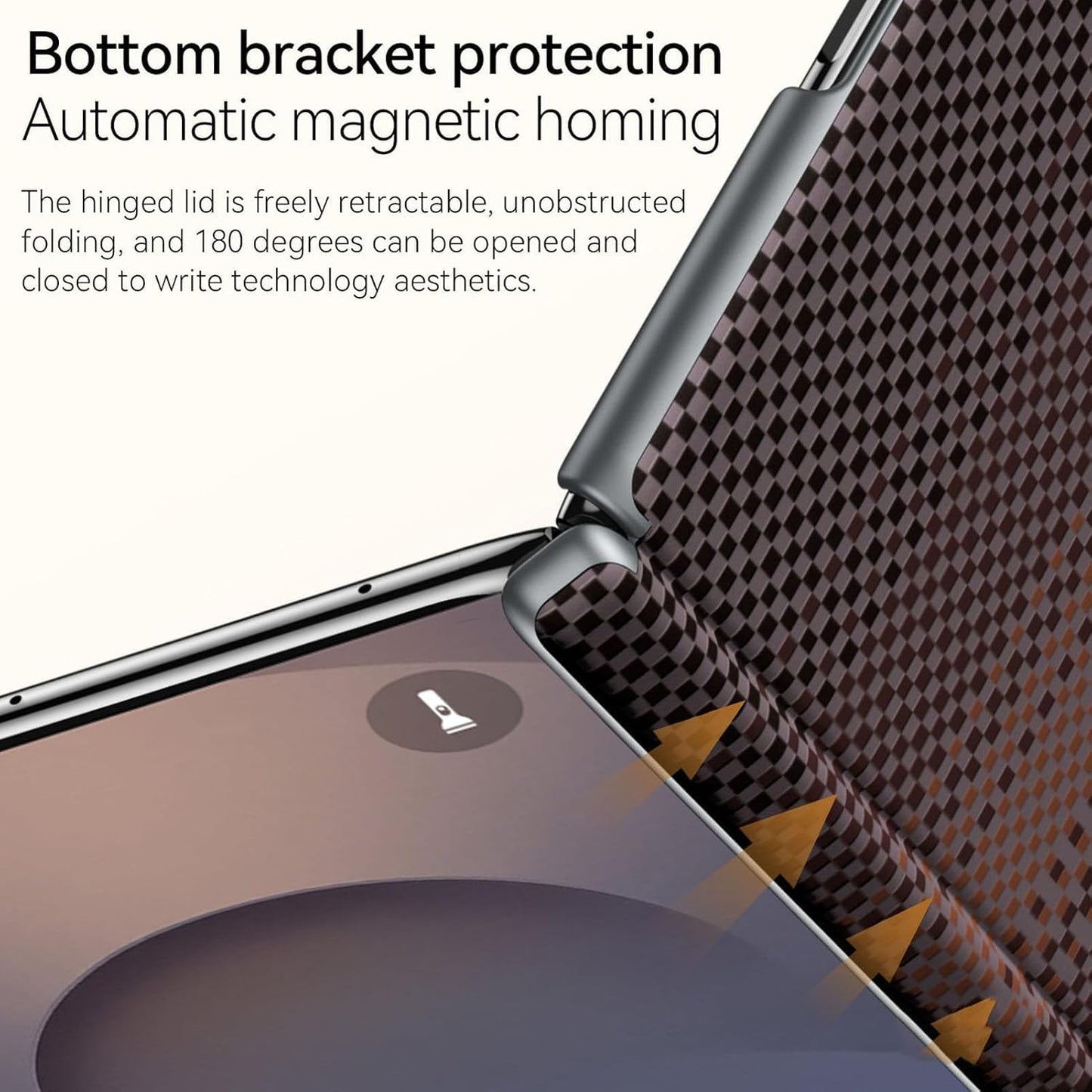 Adando Slim Basic Cases Magnetic Protective Case for Samsung Galaxy Z Fold DEMO